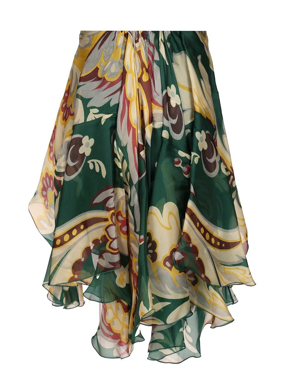 Etro Women Asymmetrical Midi Skirt ETRO