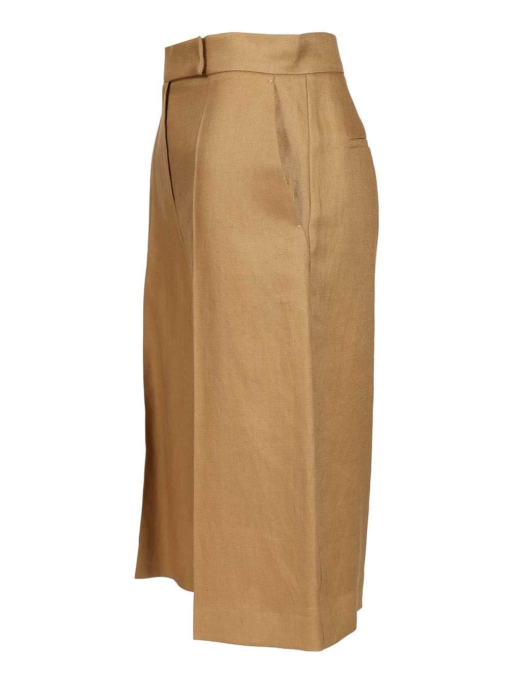 Max Mara Women Linen Twill Bermuda Shorts MAX MARA