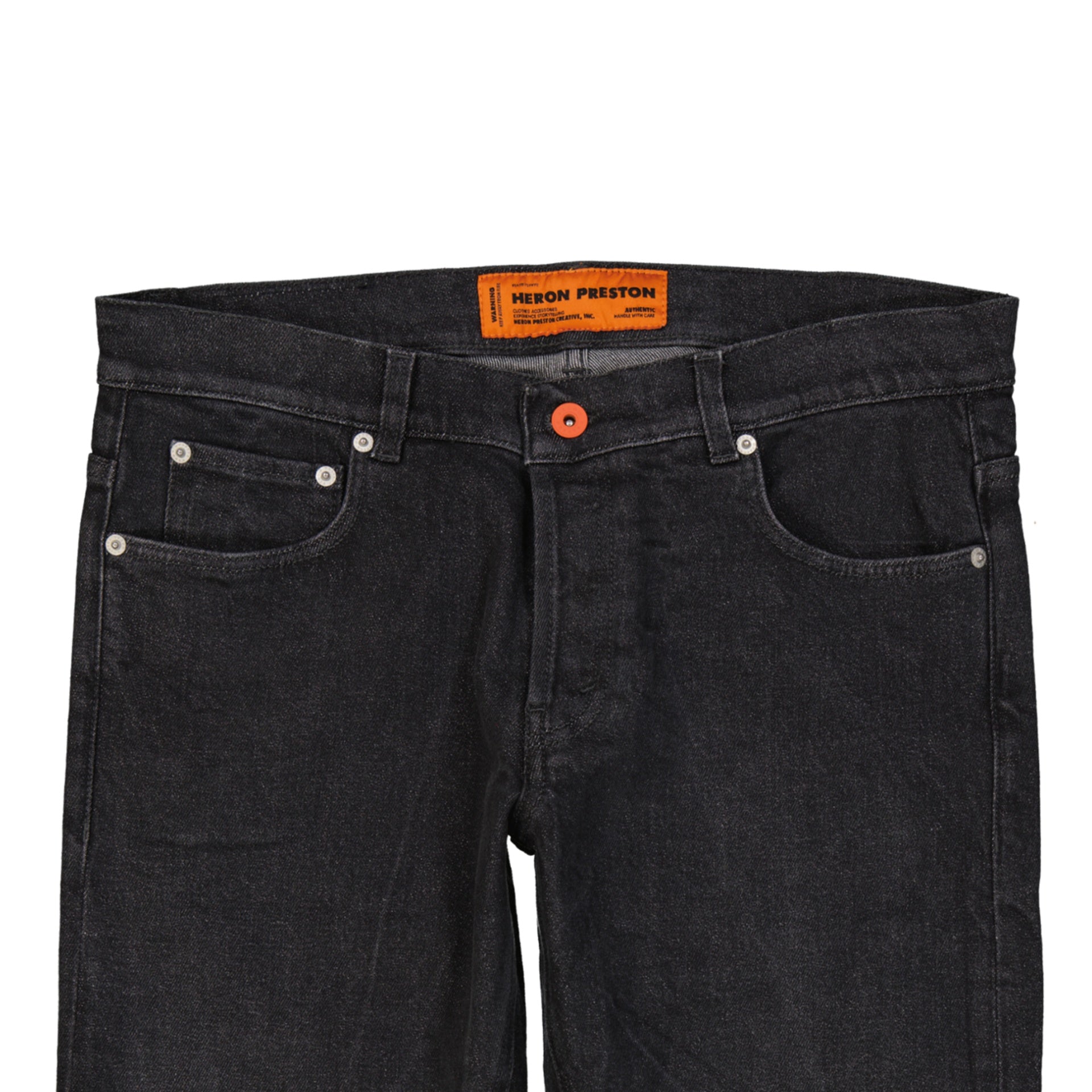 Heron Preston Cotton Denim Slim Jeans Men HERON PRESTON
