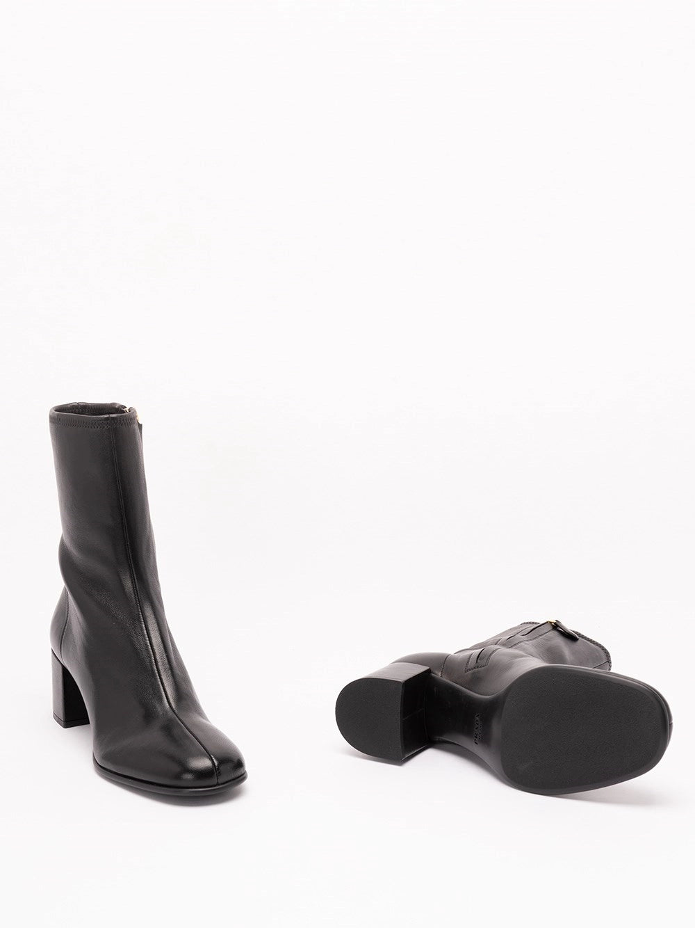 Prada Women Stretch Nappa Leather Booties PRADA