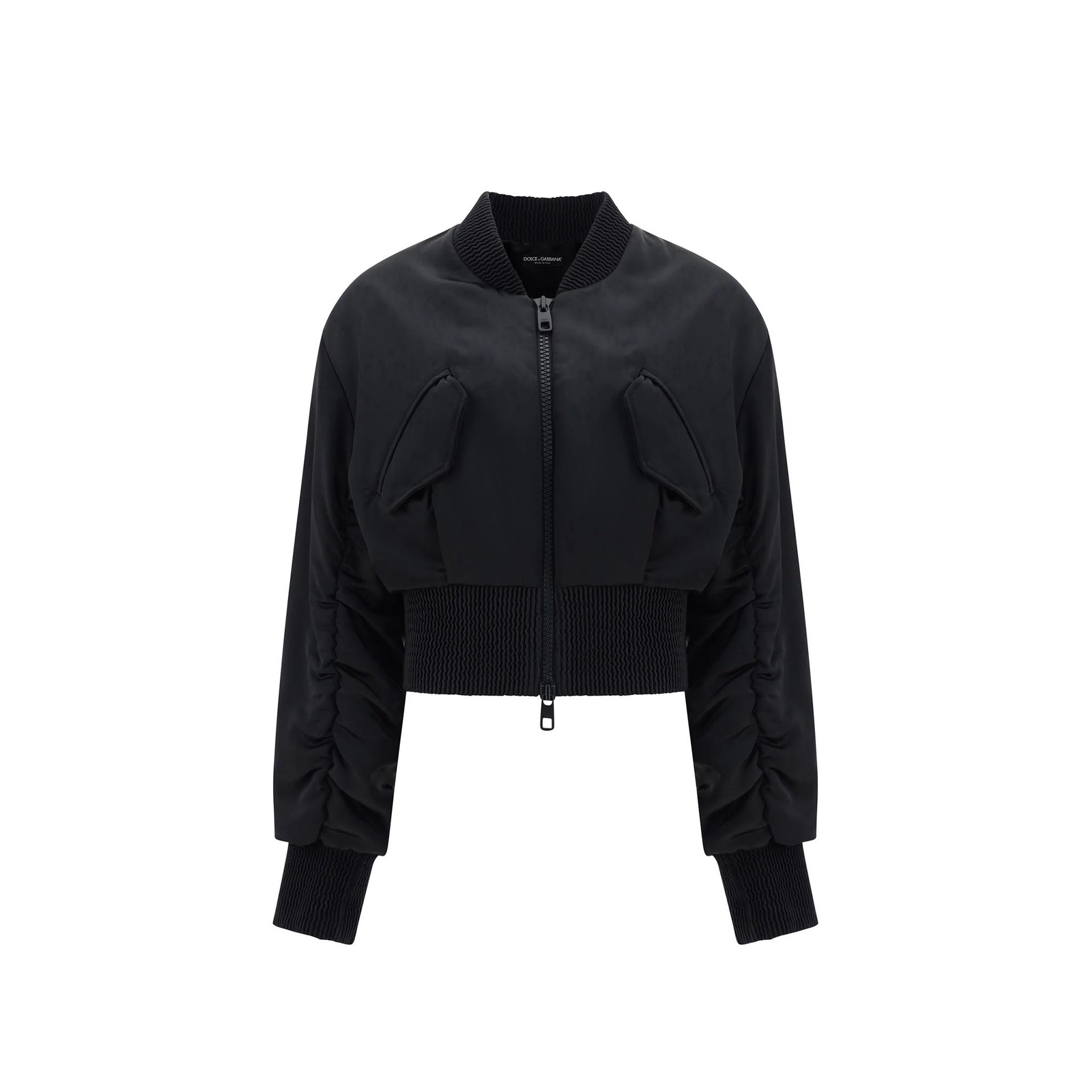 Dolce & Gabbana Cropped Bomber Jacket Women DOLCE & GABBANA