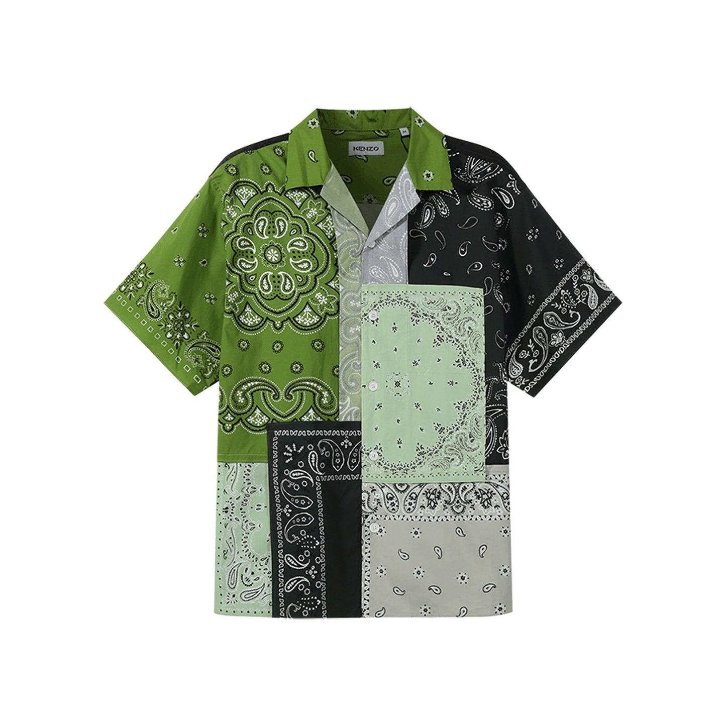 Kenzo Patchwork Cotton Shirt Men KENZO