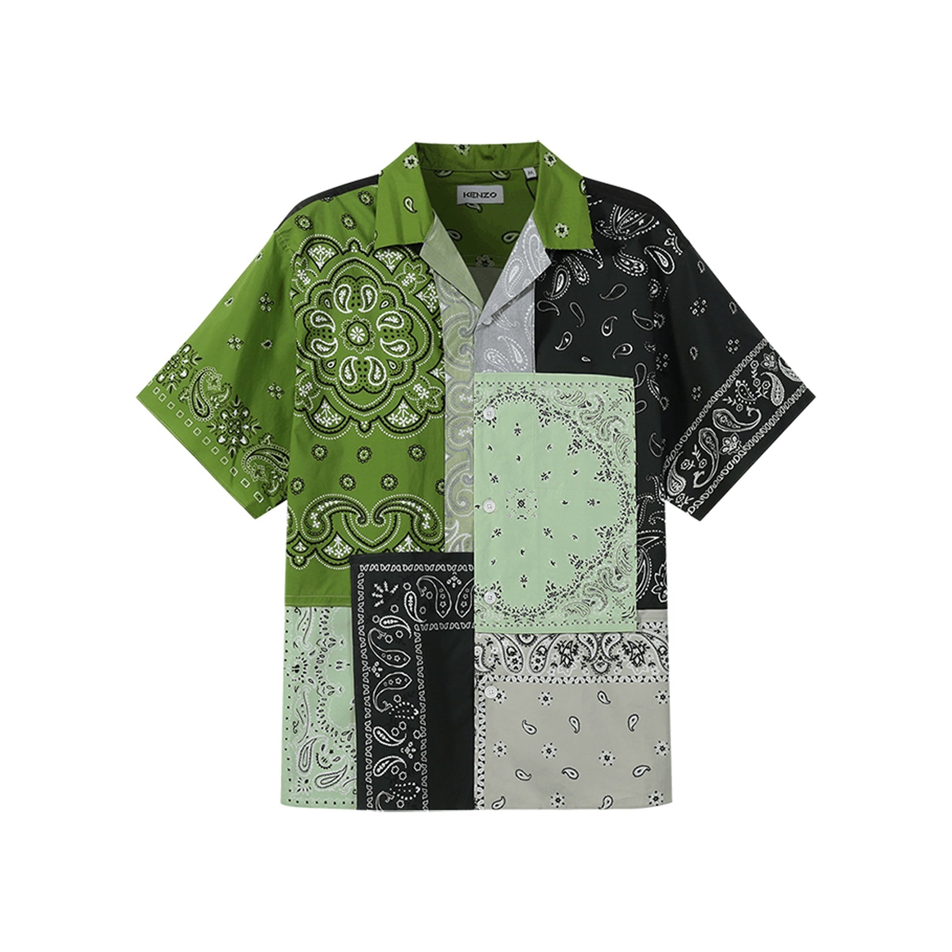 Kenzo Patchwork Cotton Shirt Men KENZO