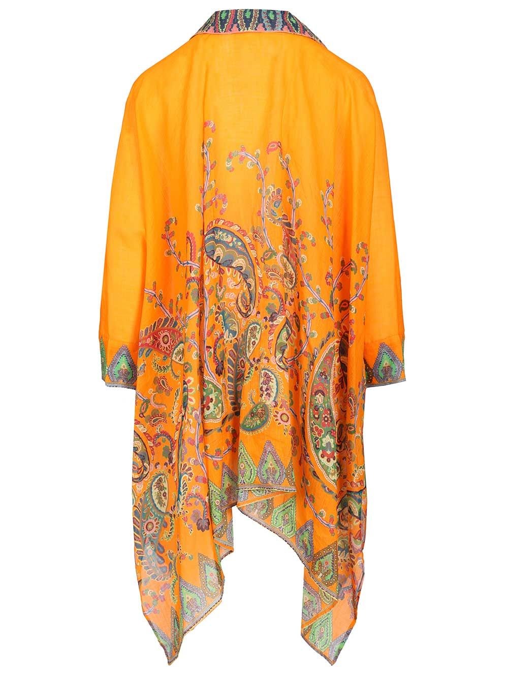 Etro Women Multicoloured Printed Ramie Blouse ETRO