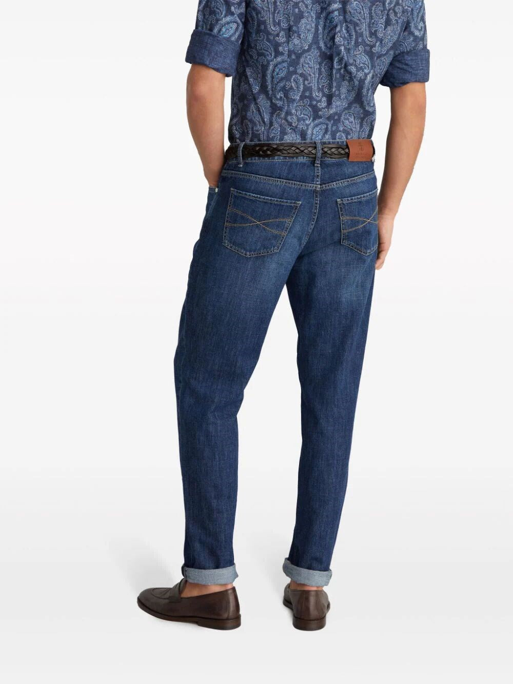 Brunello Cucinelli Men Lightweight Denim Pants BRUNELLO CUCINELLI