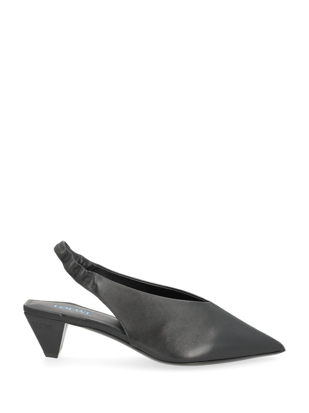 Loewe Women Origami Cubic Lambskin Slingback LOEWE