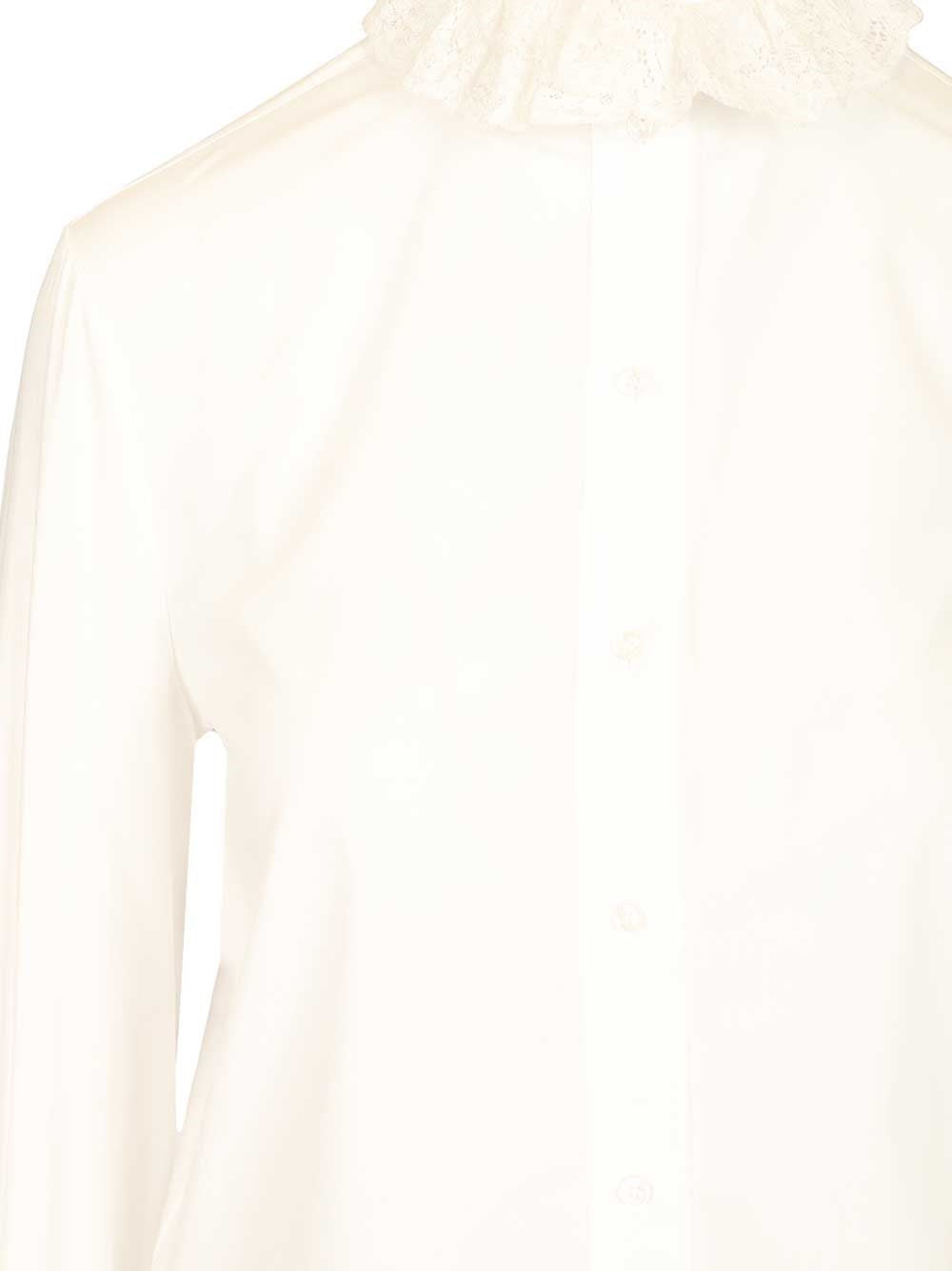 Saint Laurent Women Cotton Poplin Shirt SAINT LAURENT