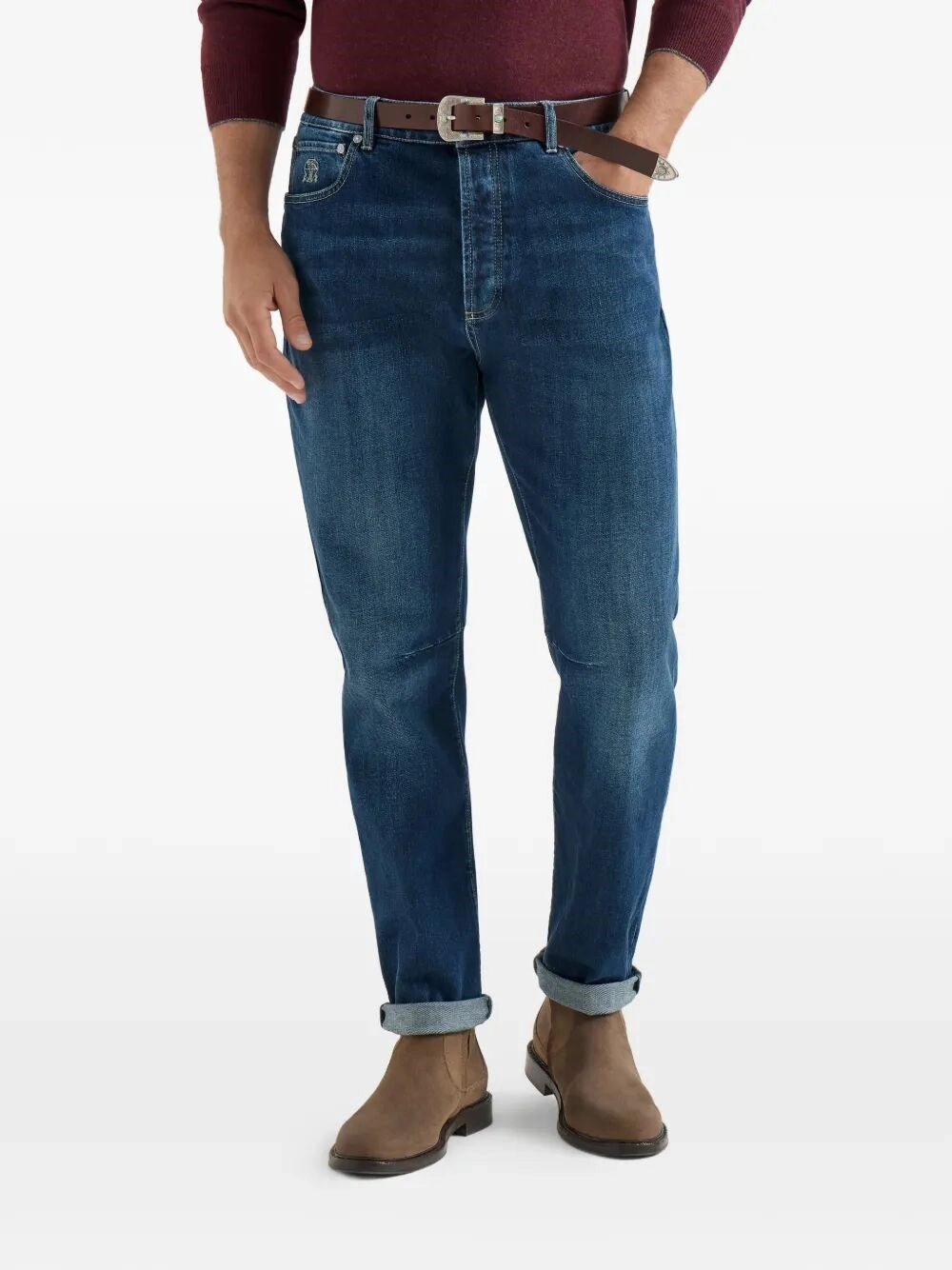 Brunello Cucinelli Men Denim Pants BRUNELLO CUCINELLI