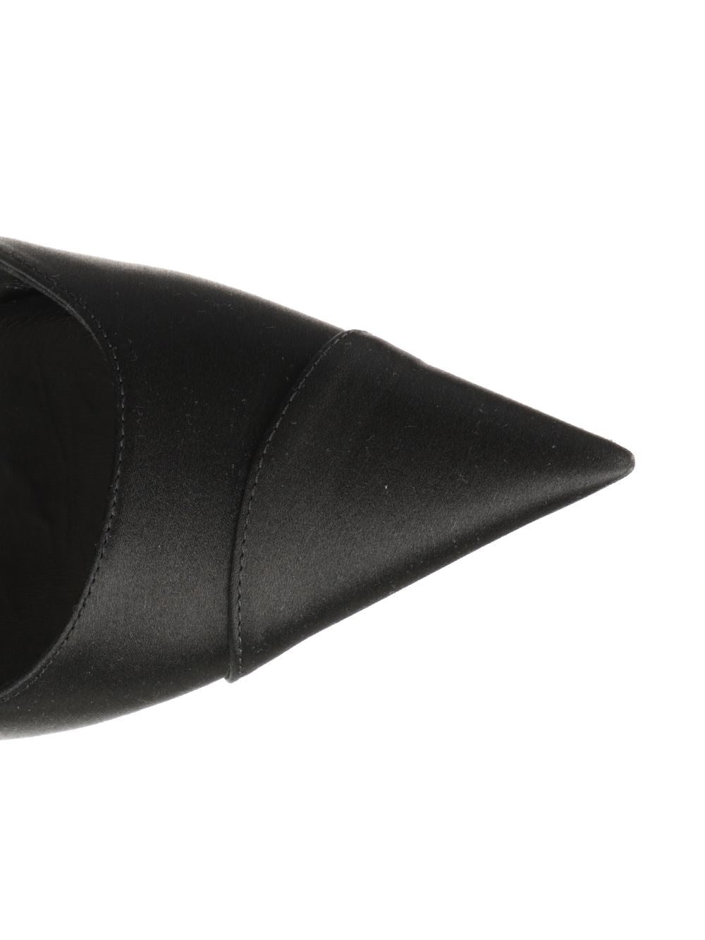 Jimmy Choo Women Brigitte Décolleté In Black Satin JIMMY CHOO