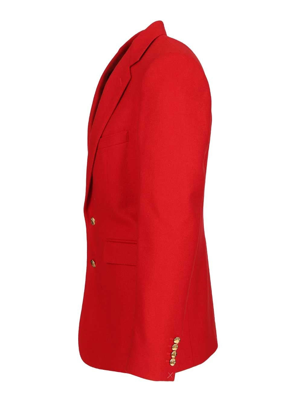 Celine Men Tailored Blazer In Lined Wool Flannel CELINE