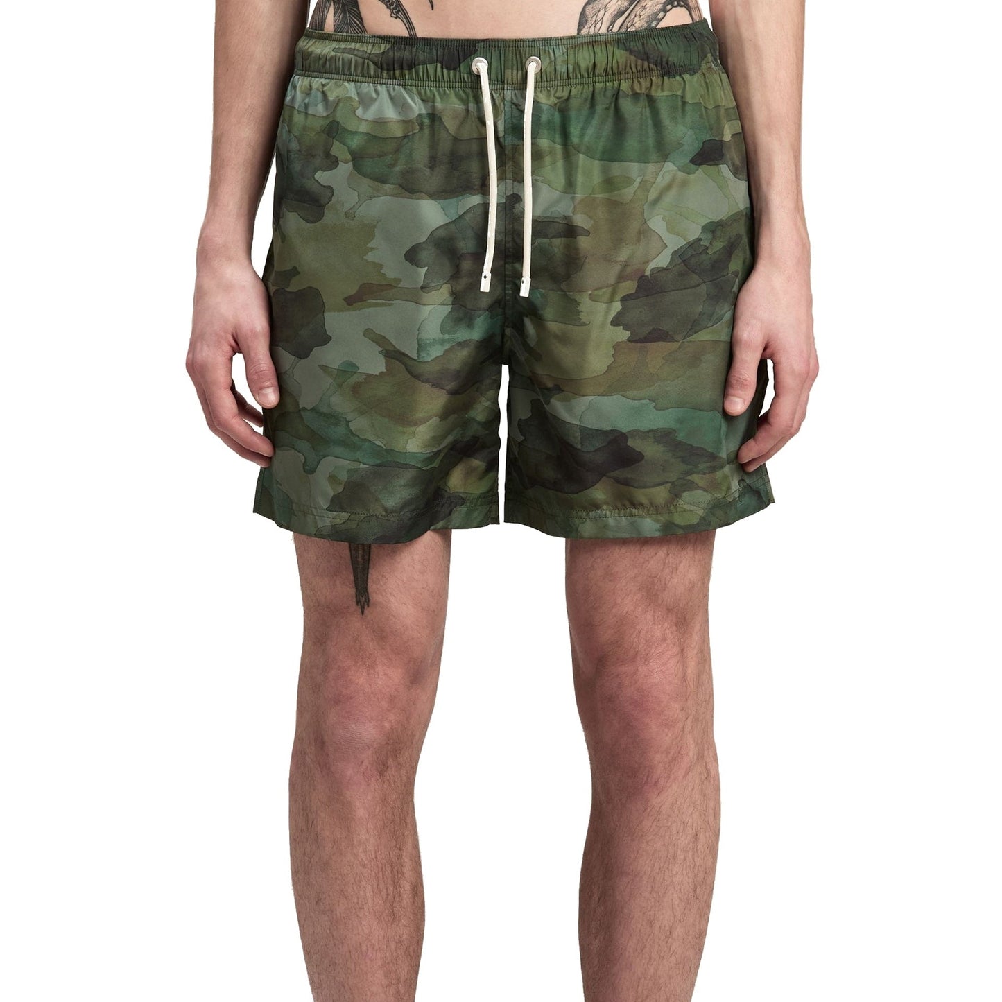 Palm Angels Camouflage Swim Shorts Men PALM ANGELS