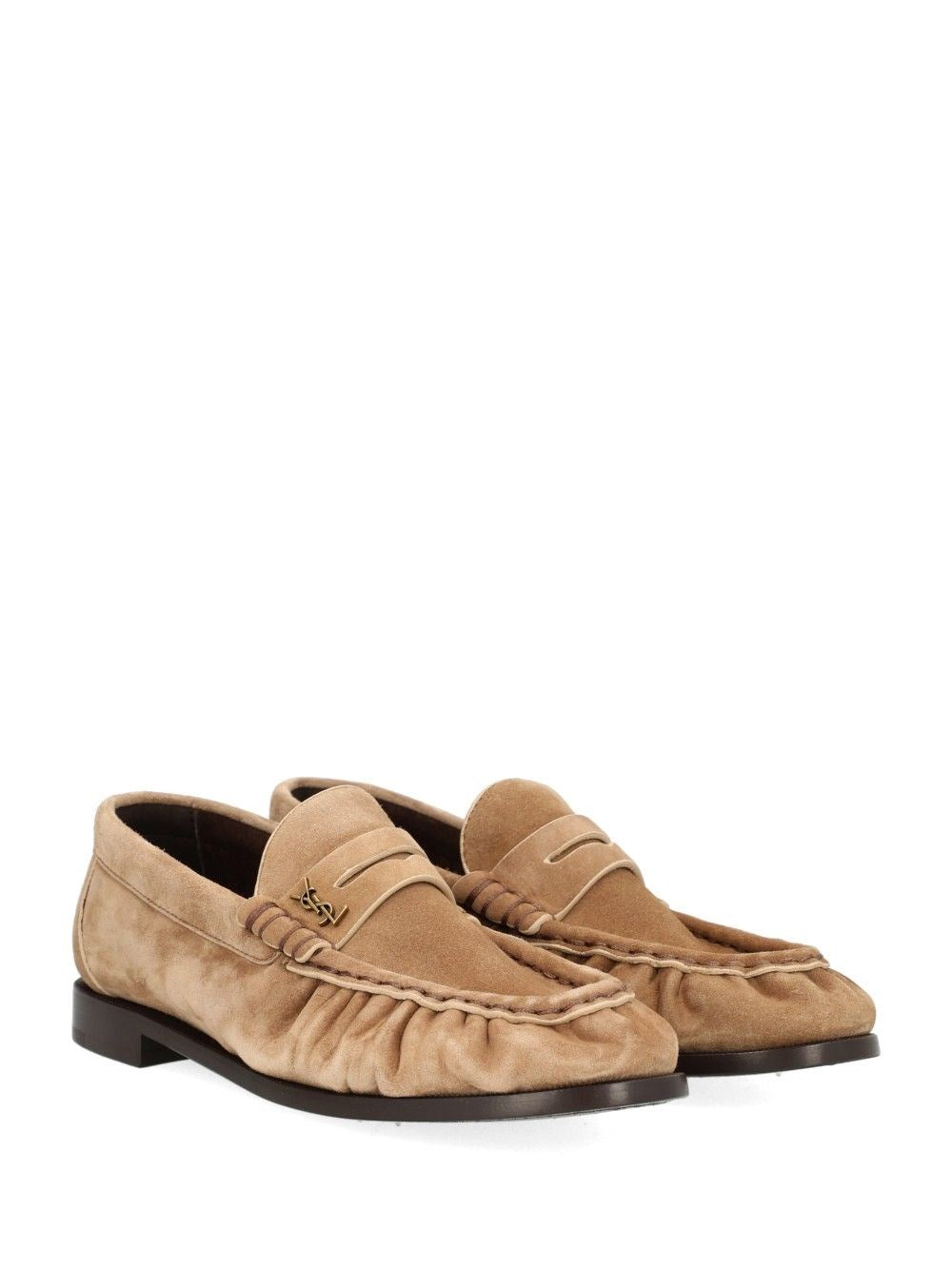 Saint Laurent Women Le Loafer Suede Moccasin SAINT LAURENT