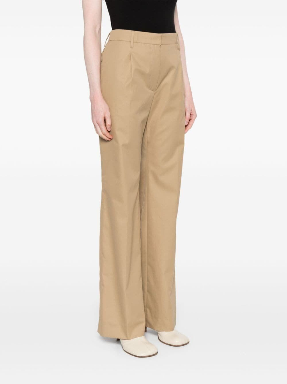 Prada Women Cotton Twill Pants PRADA