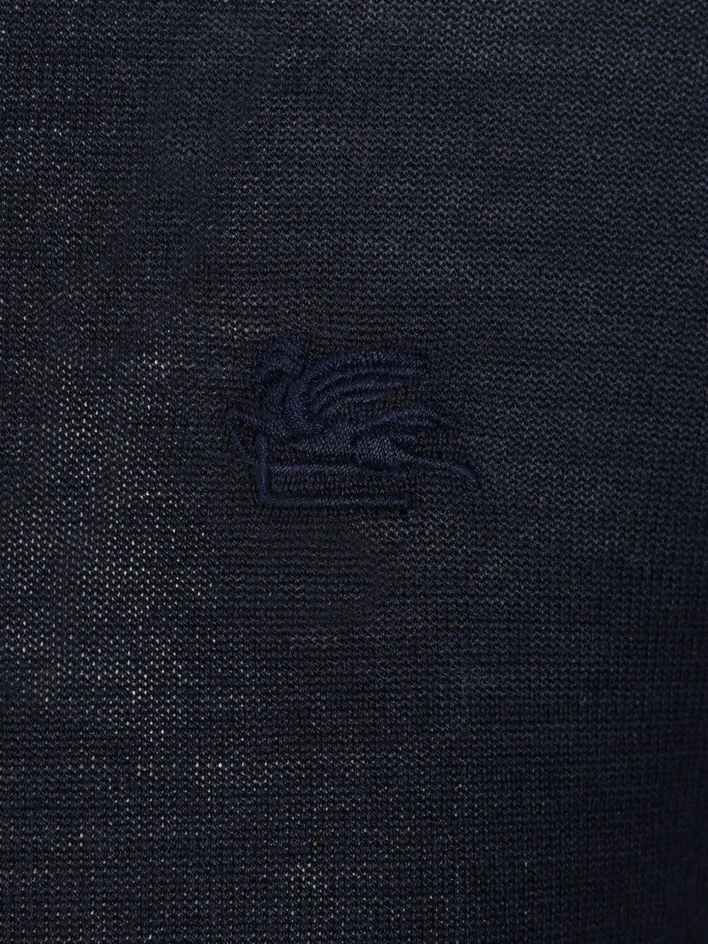 Etro Men Wool And Silk Sweater