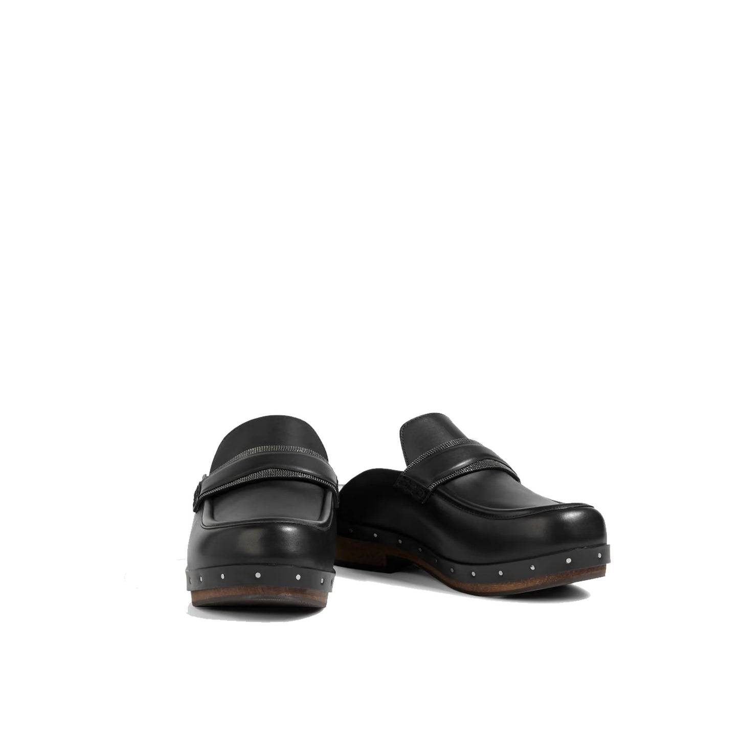 Brunello Cucinelli Leather Clogs Mules Women BRUNELLO CUCINELLI