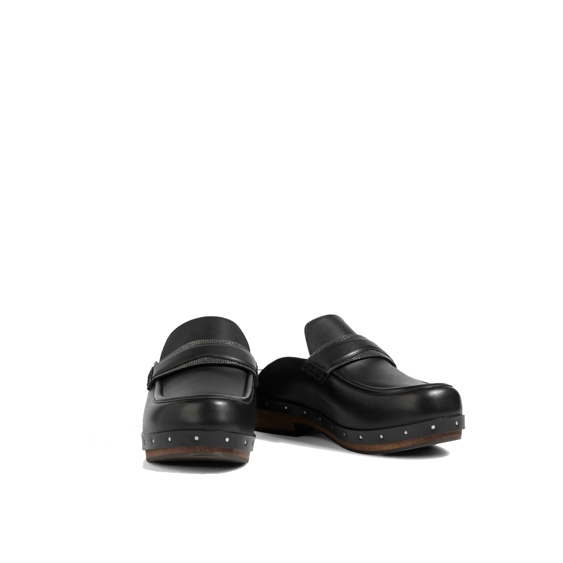 Brunello Cucinelli Leather Clogs Mules Women BRUNELLO CUCINELLI