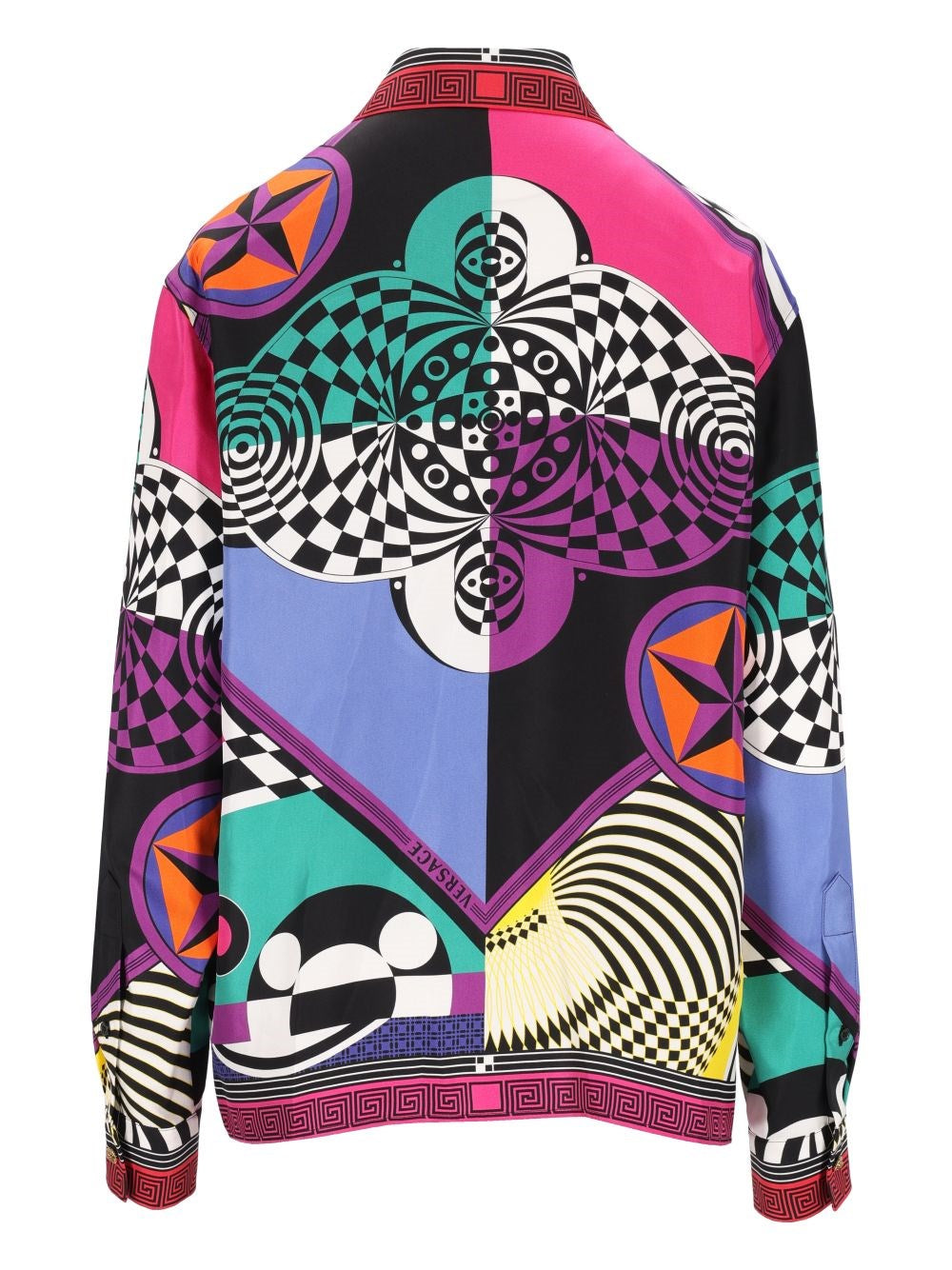 Versace Women Printed Silk Twill Shirt VERSACE