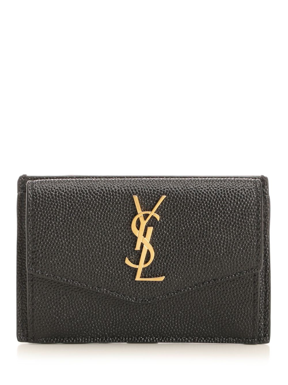 Saint Laurent Women Grain De Poudre Leather Wallet SAINT LAURENT