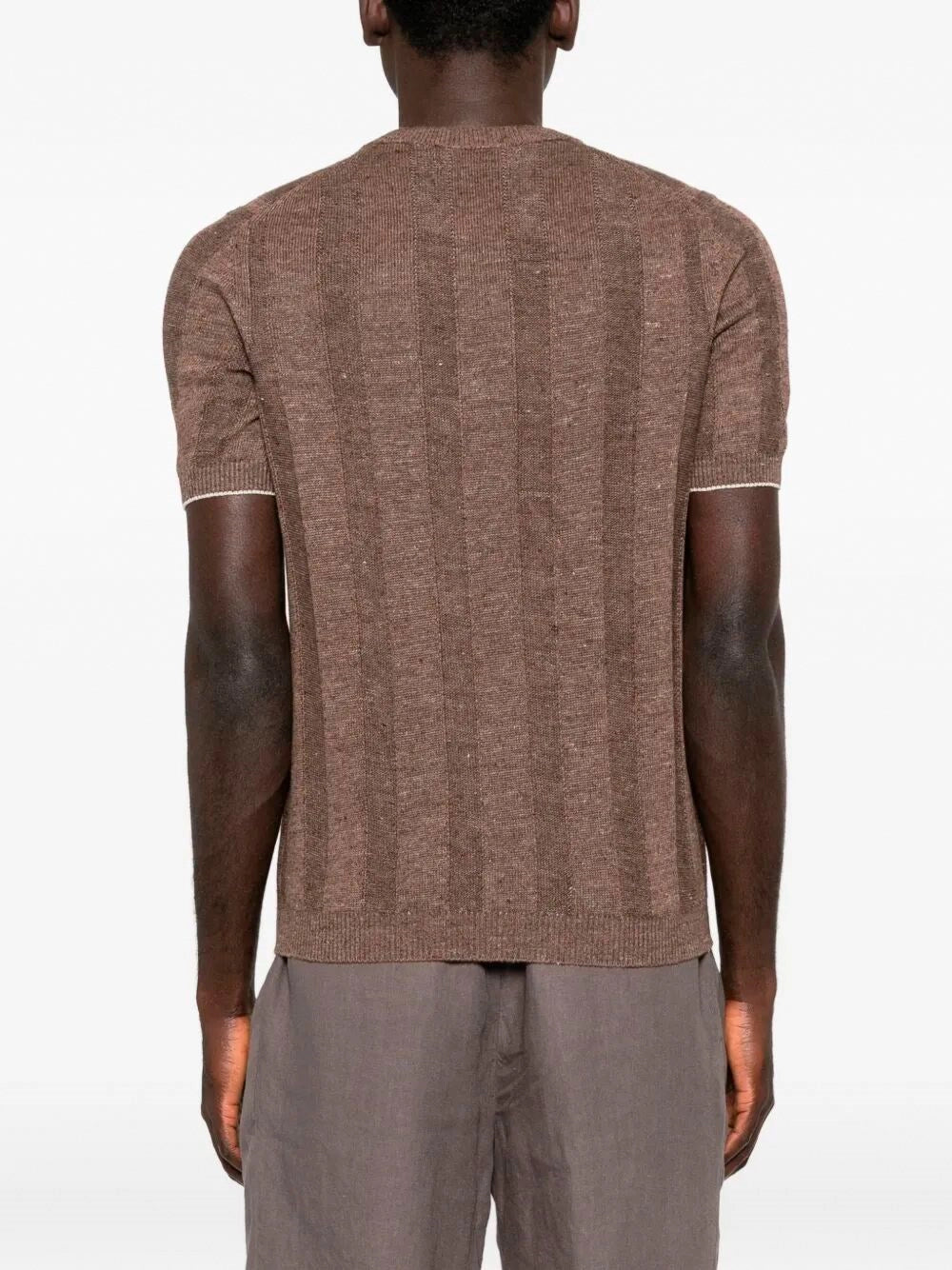 Brunello Cucinelli Men Short Sleeve Sweater BRUNELLO CUCINELLI