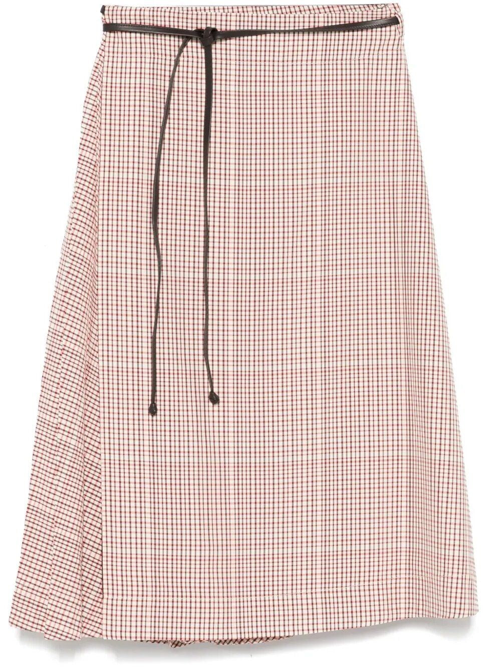 Bottega Veneta Women Checked Midi Skirt BOTTEGA VENETA