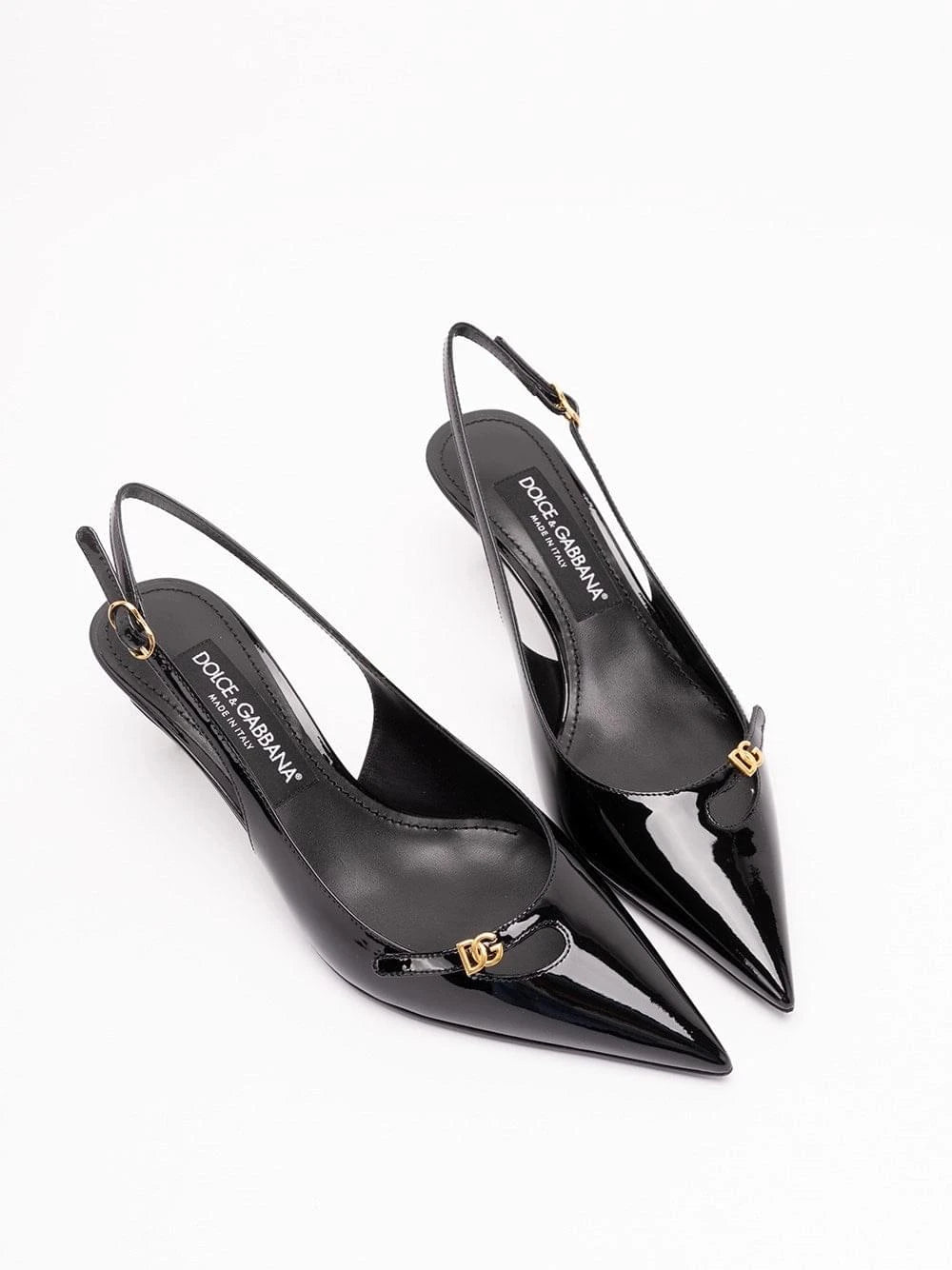 Dolce & Gabbana Women Patent Leather Slingback DOLCE & GABBANA