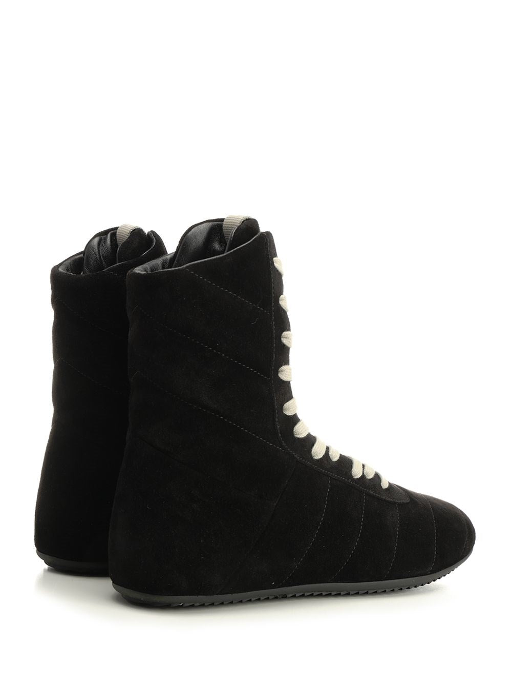 Rick Owens Men Quilted Minimalist High Sneakers RICK OWENS