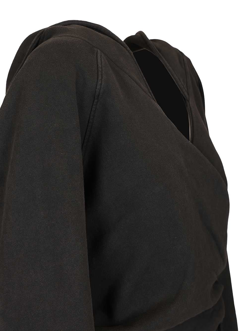 The Attico Women Jersey Sweatshirt Dress