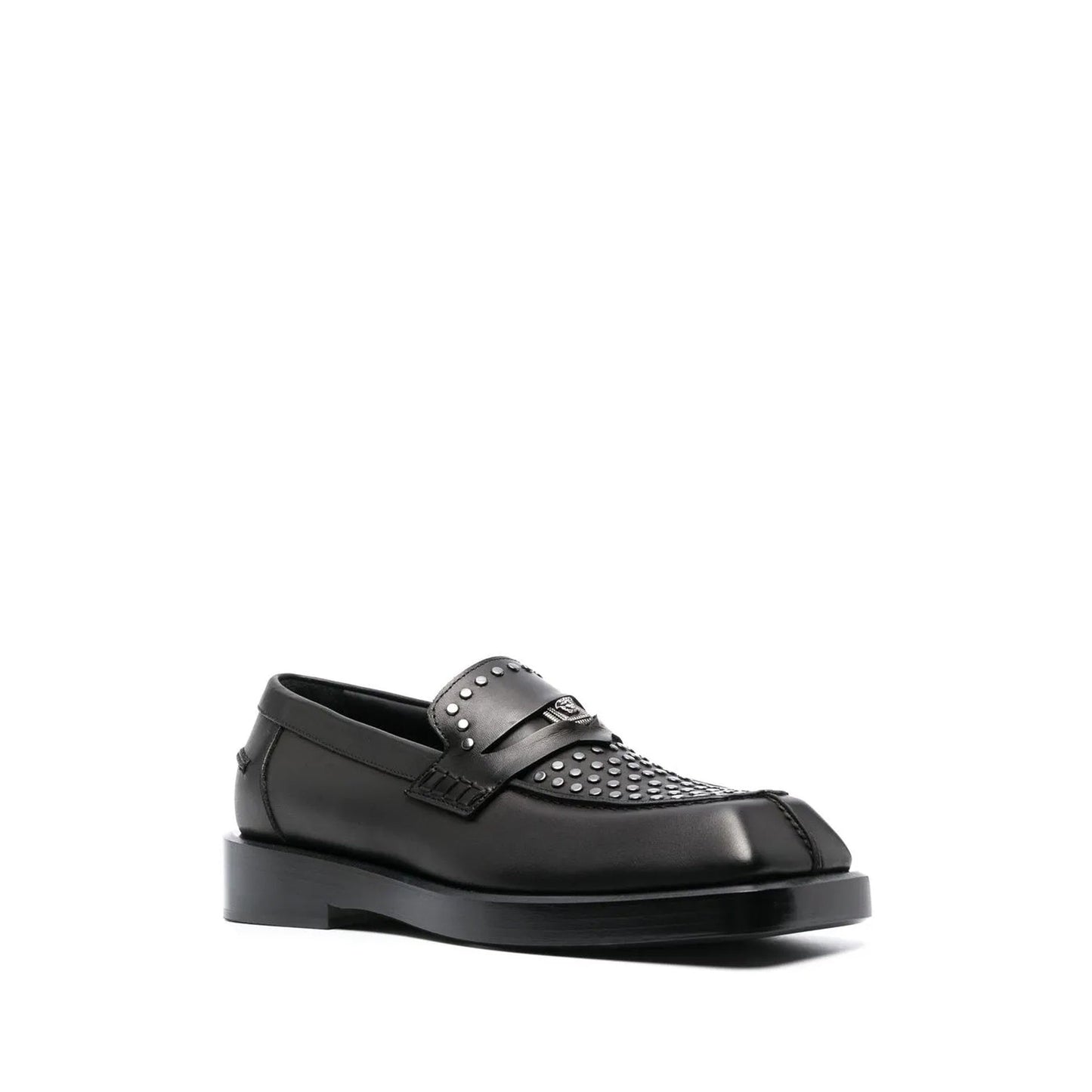 Versace Medusa Leather Loafers Men VERSACE