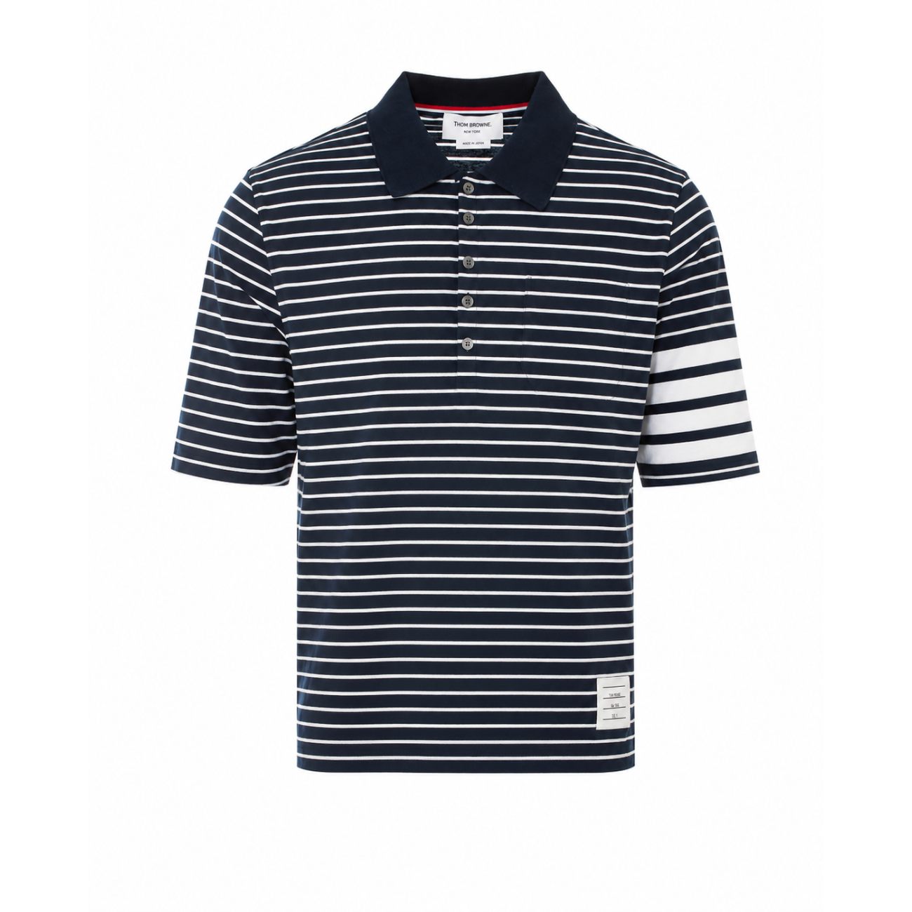 Thom Browne Men 4-Bar Striped Polo THOM BROWNE