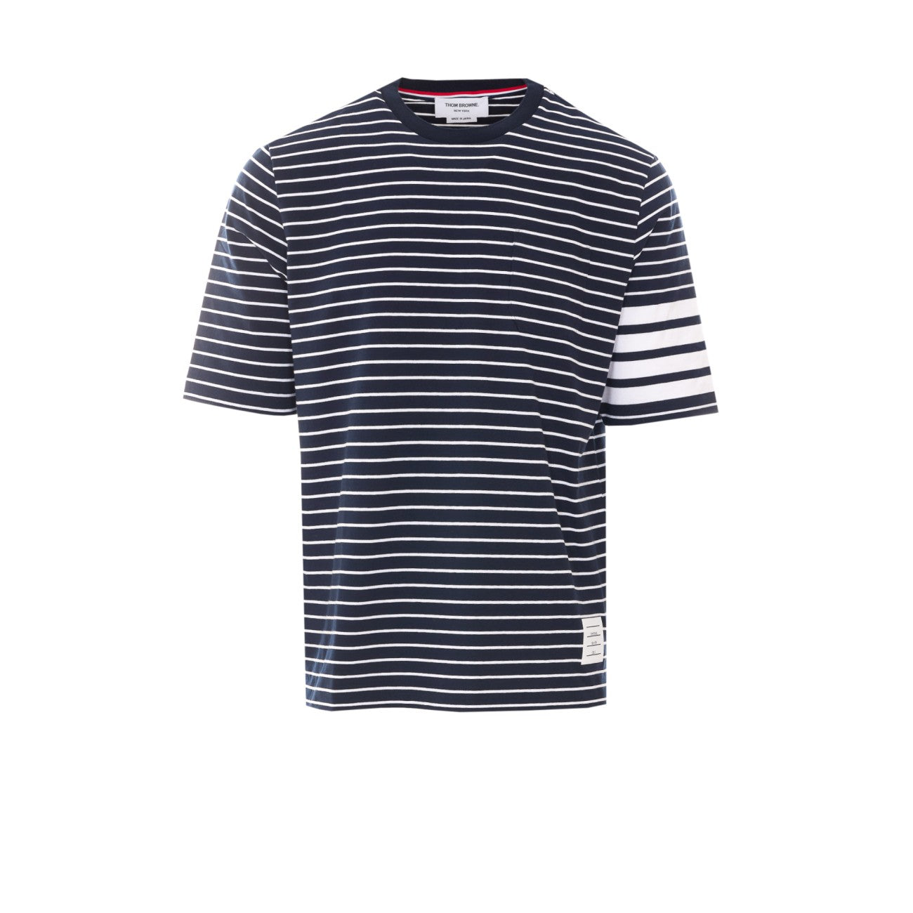 Thom Browne Men 4-Bar Striped T-Shirt THOM BROWNE