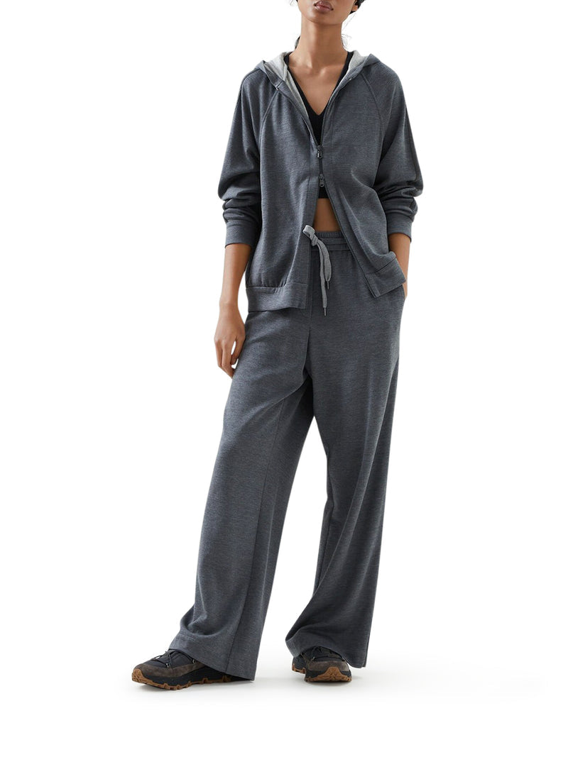 Brunello Cucinelli Women Wide Leg Trousers With Drawstring BRUNELLO CUCINELLI