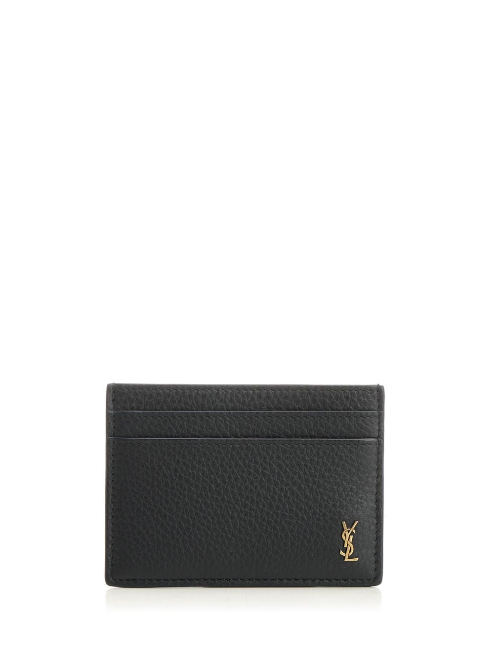 Saint Laurent Men Tiny Cassandre Card Holder SAINT LAURENT
