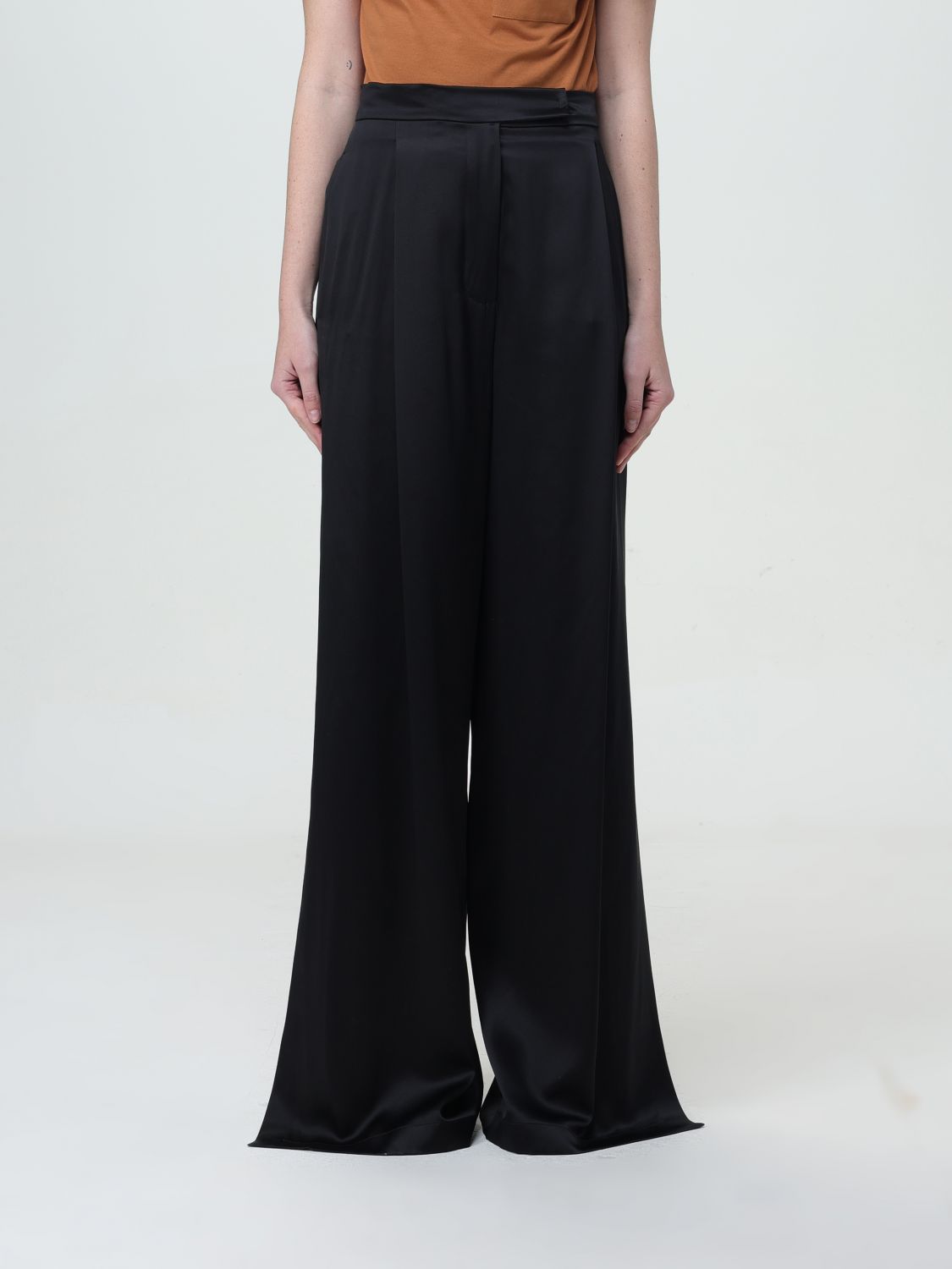 Max Mara Pants Woman Black MAX MARA