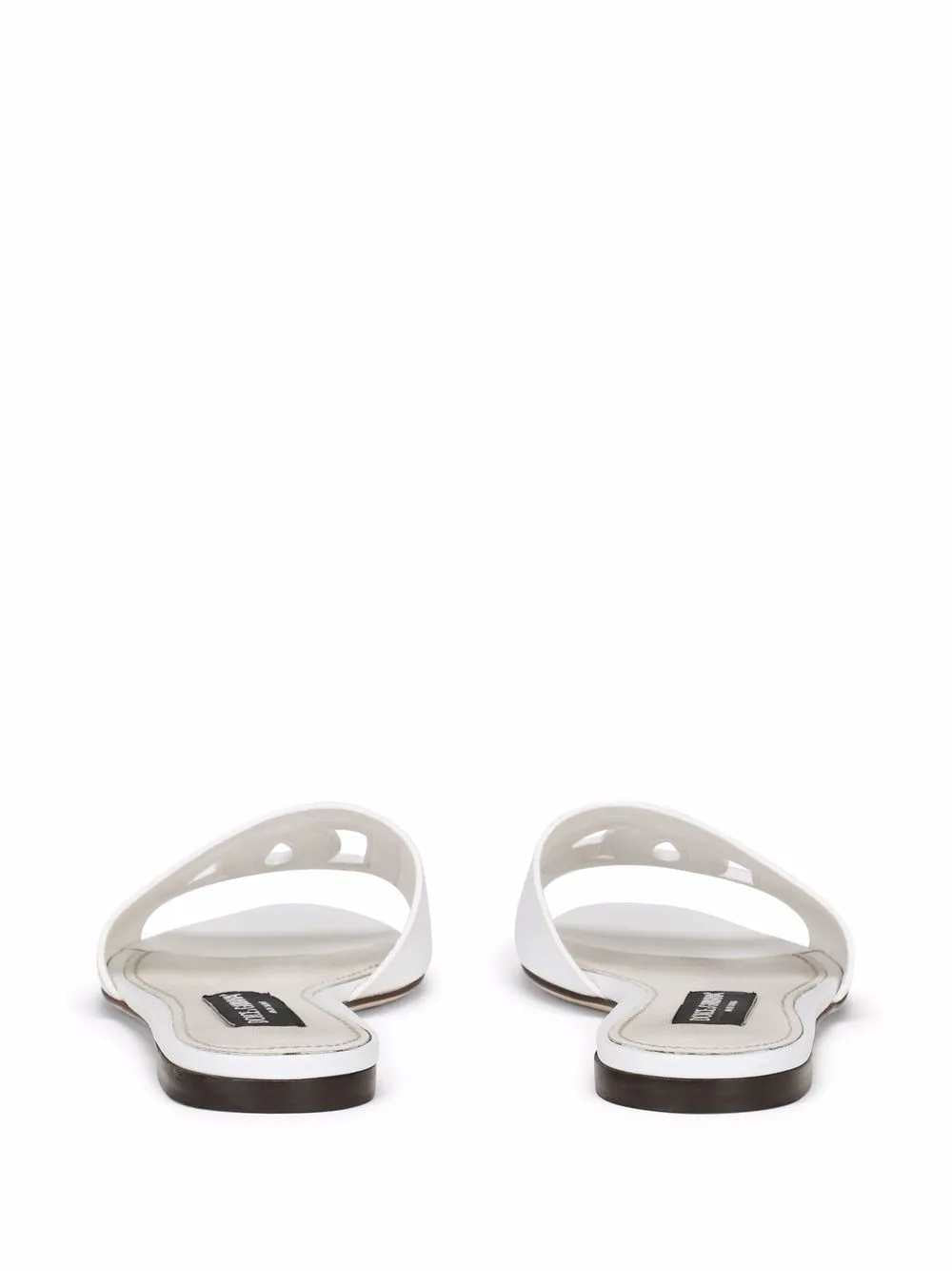 Dolce & Gabbana Women Leather Sandals With Dg Logo DOLCE & GABBANA