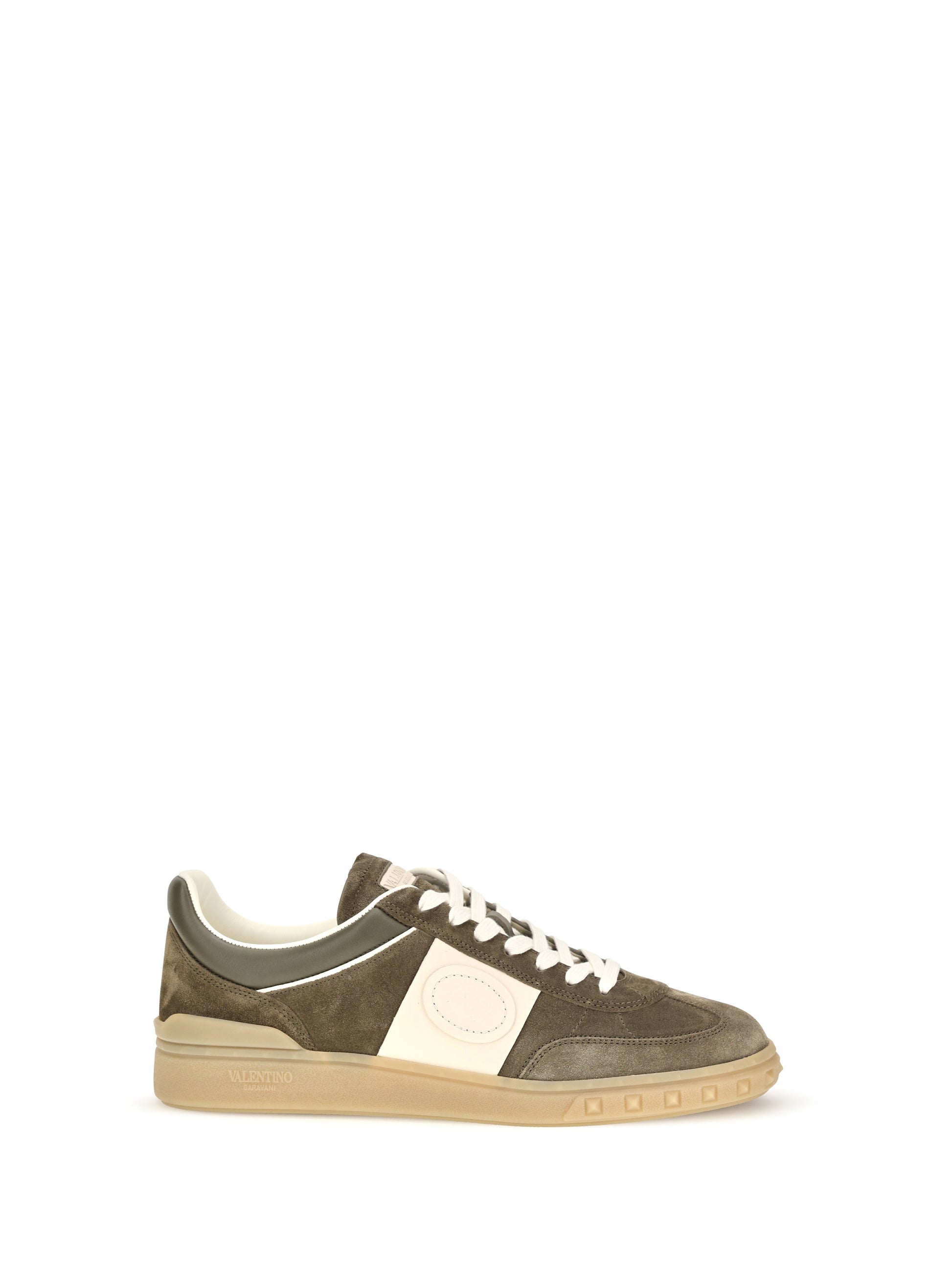 Valentino Garavani Men Low Top Upvillage Sneakers In Suede Split Leather And Nappa Calfskin VALENTINO GARAVANI