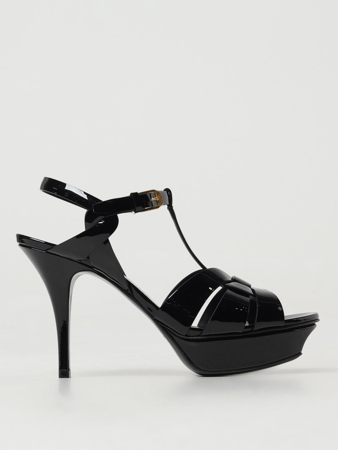 Saint Laurent Heeled Sandal Woman Black