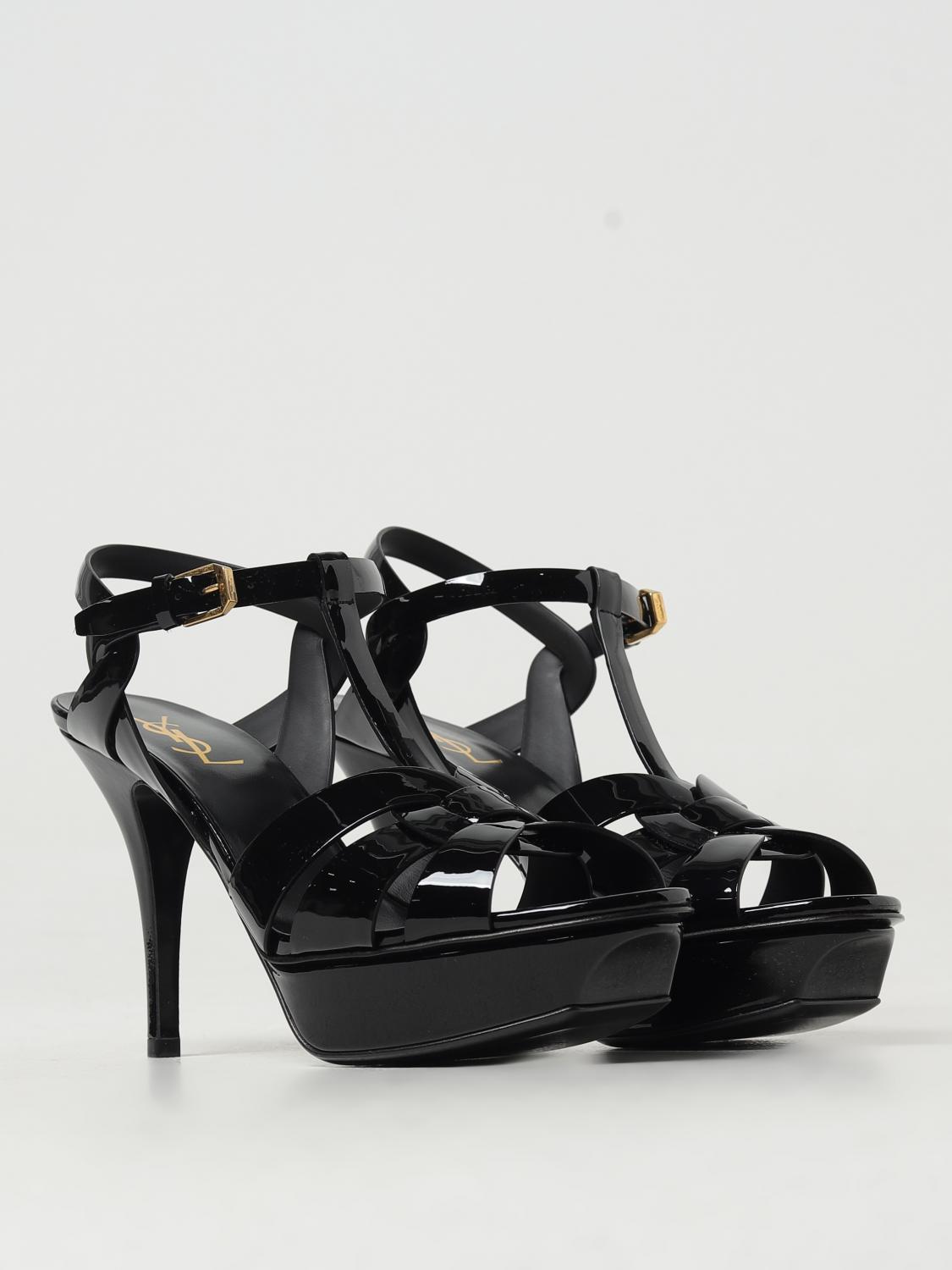 Saint Laurent Heeled Sandal Woman Black