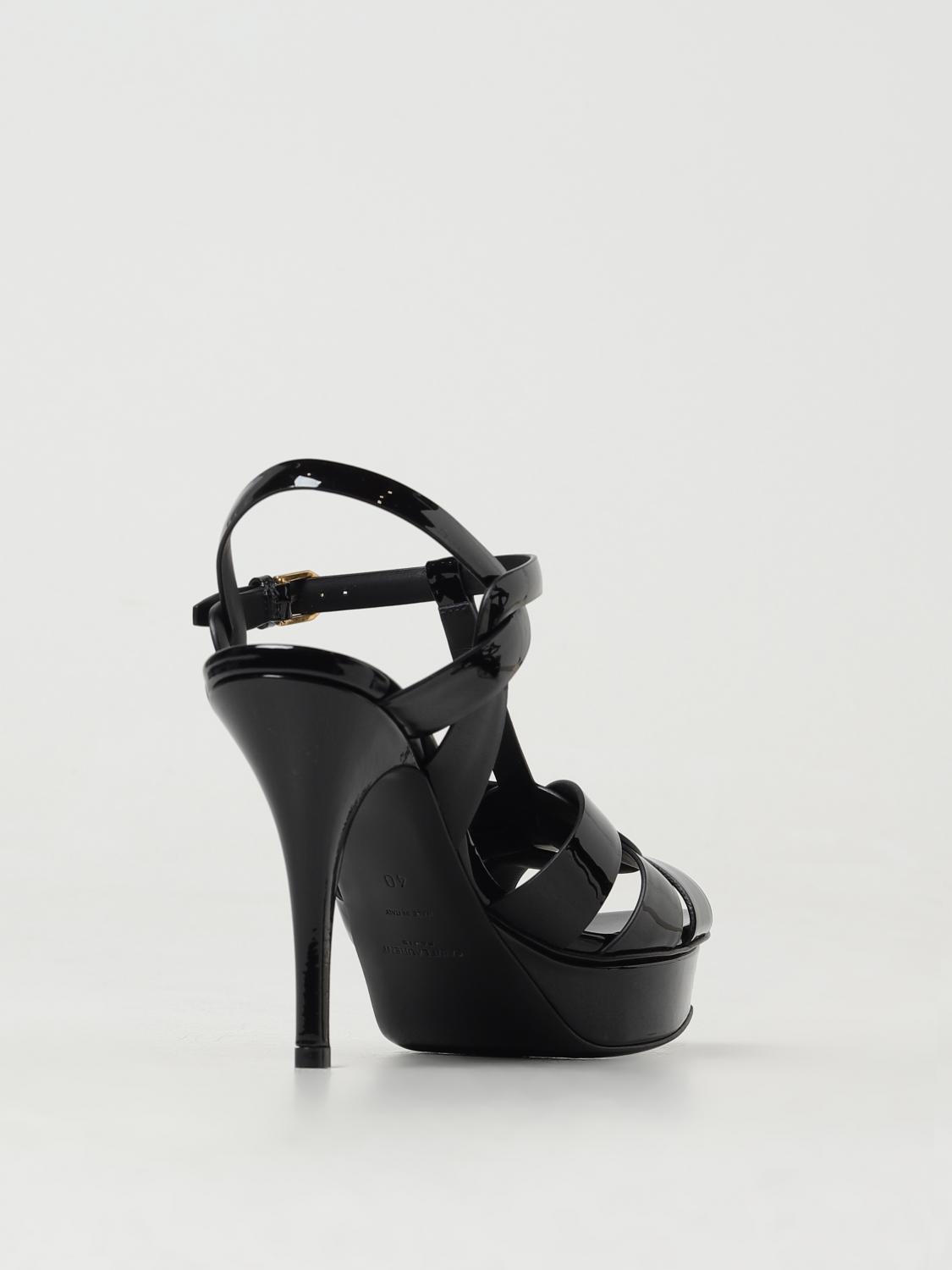 Saint Laurent Heeled Sandal Woman Black