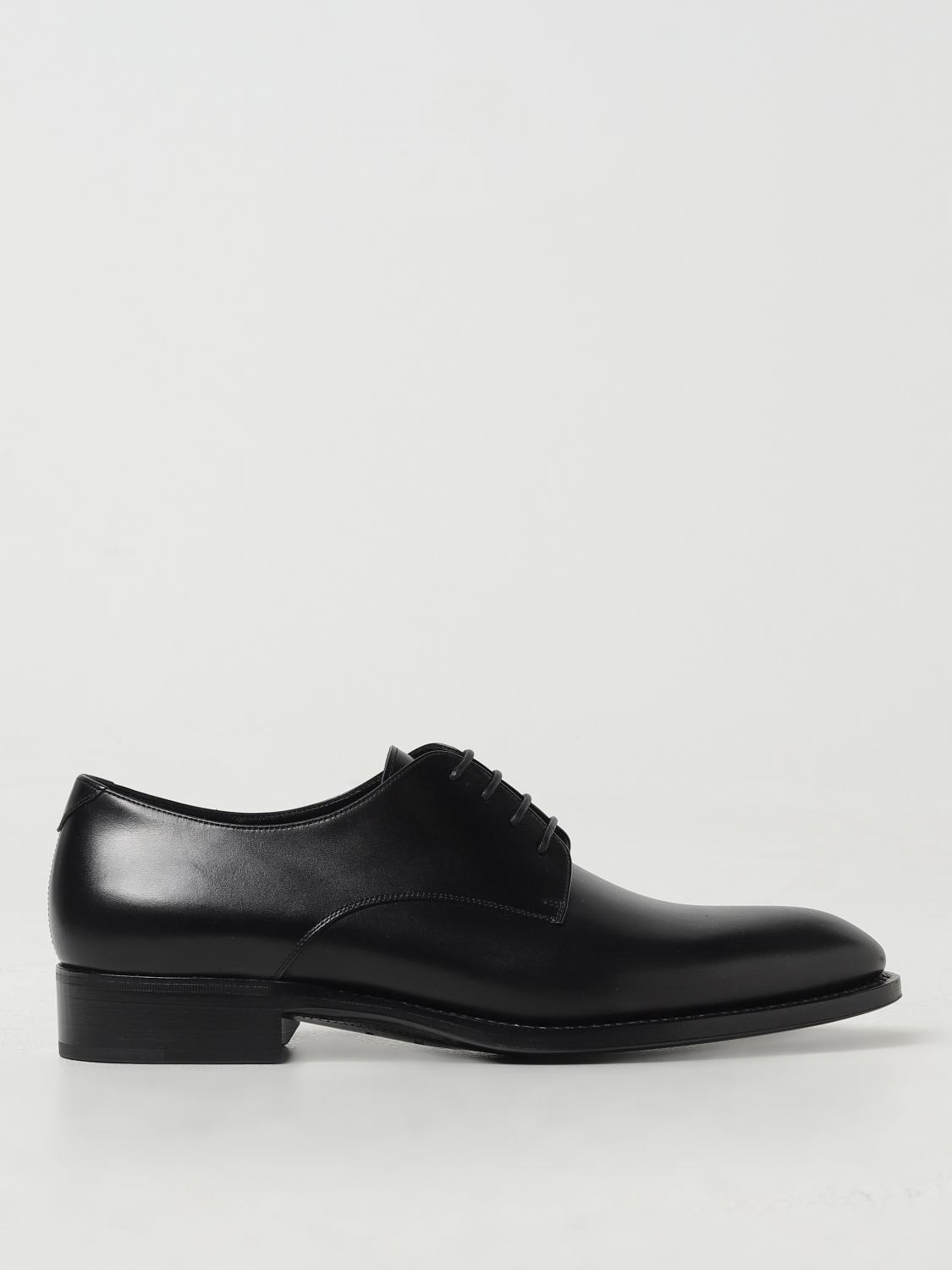 Saint Laurent Brogue Shoes Men Black SAINT LAURENT