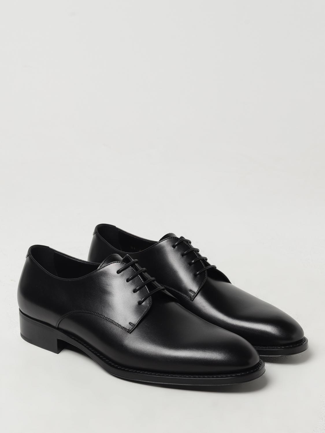 Saint Laurent Brogue Shoes Men Black SAINT LAURENT