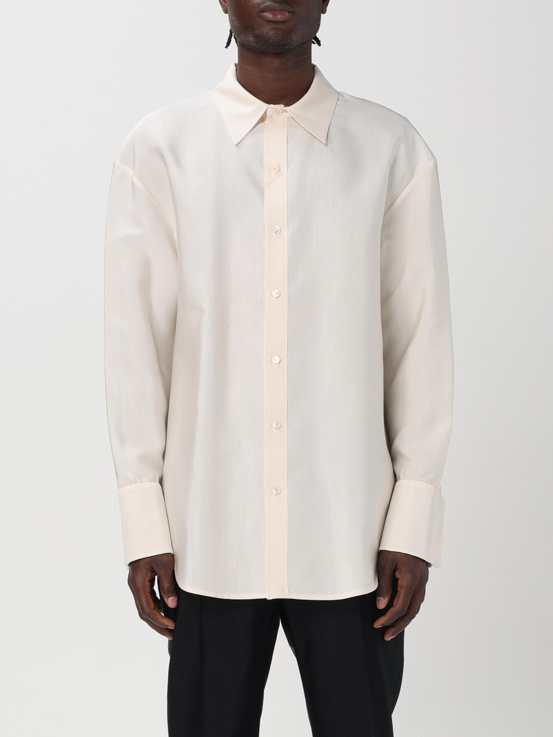 Saint Laurent Shirt Men Natural SAINT LAURENT