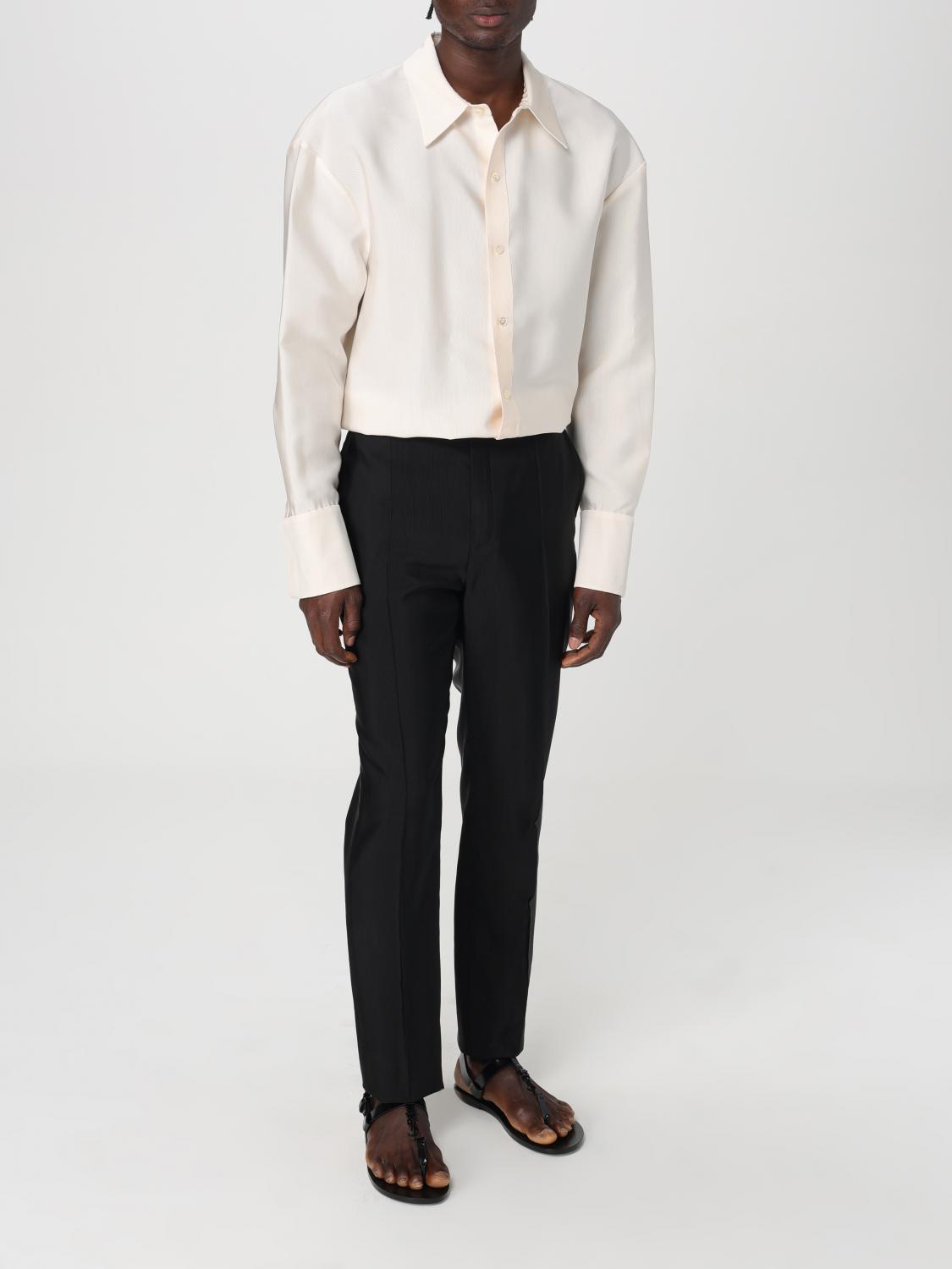 Saint Laurent Shirt Men Natural SAINT LAURENT