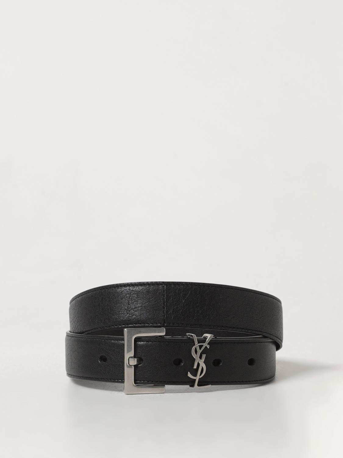 Saint Laurent Belt Men Black