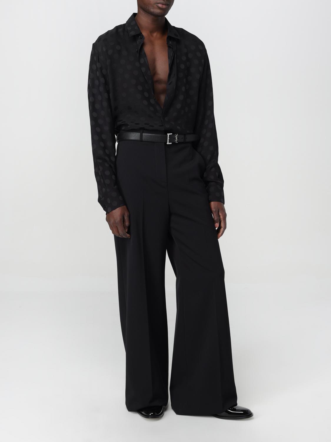 Saint Laurent Belt Men Black