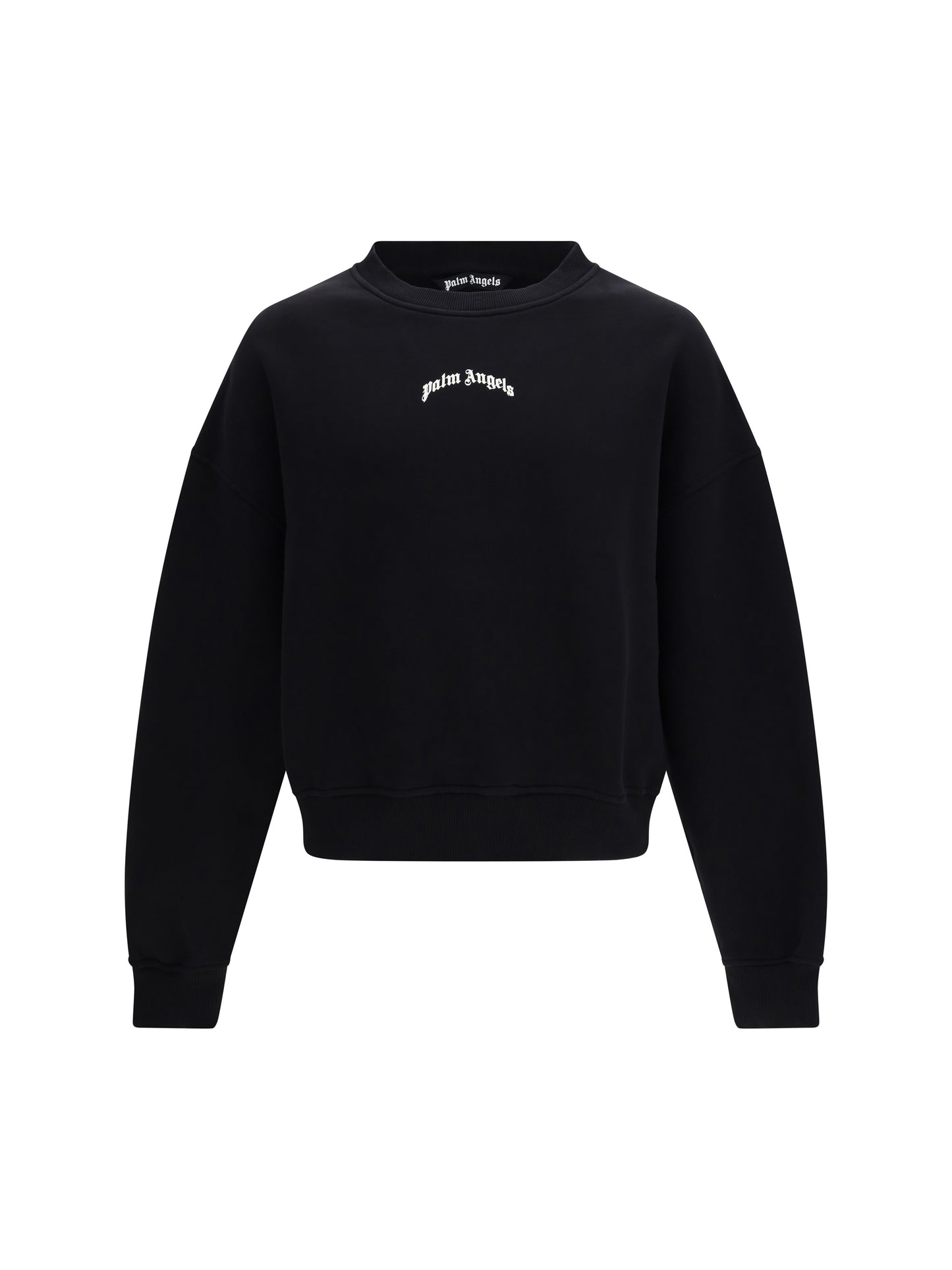 Palm Angels Men Back Curved Logo Sweatshirt PALM ANGELS
