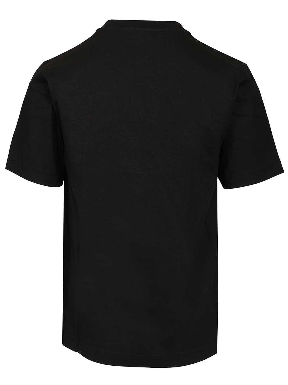 Burberry Men Cotton T-Shirt With Knight Stamp BURBERRY