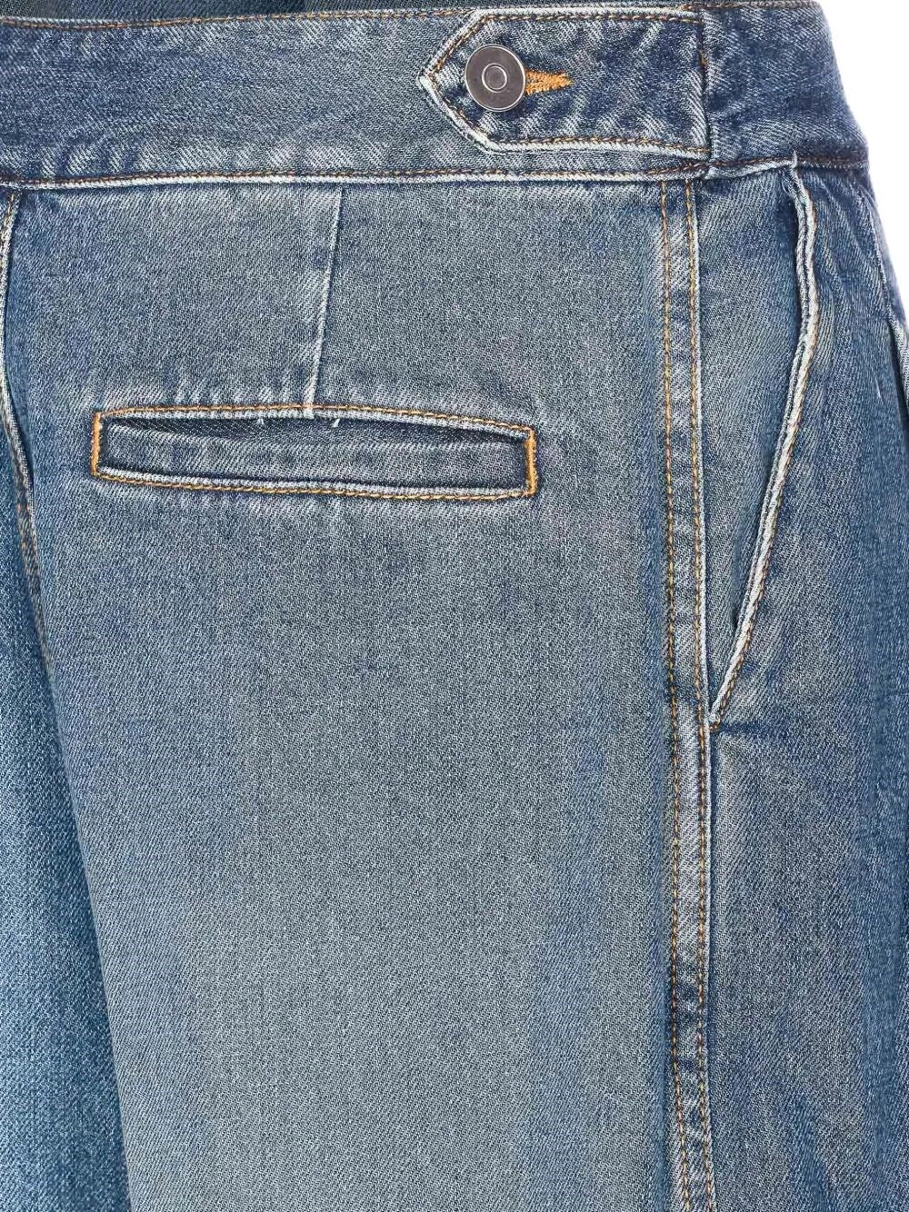 Alaia Women Pleated Denim Pants ALAIA