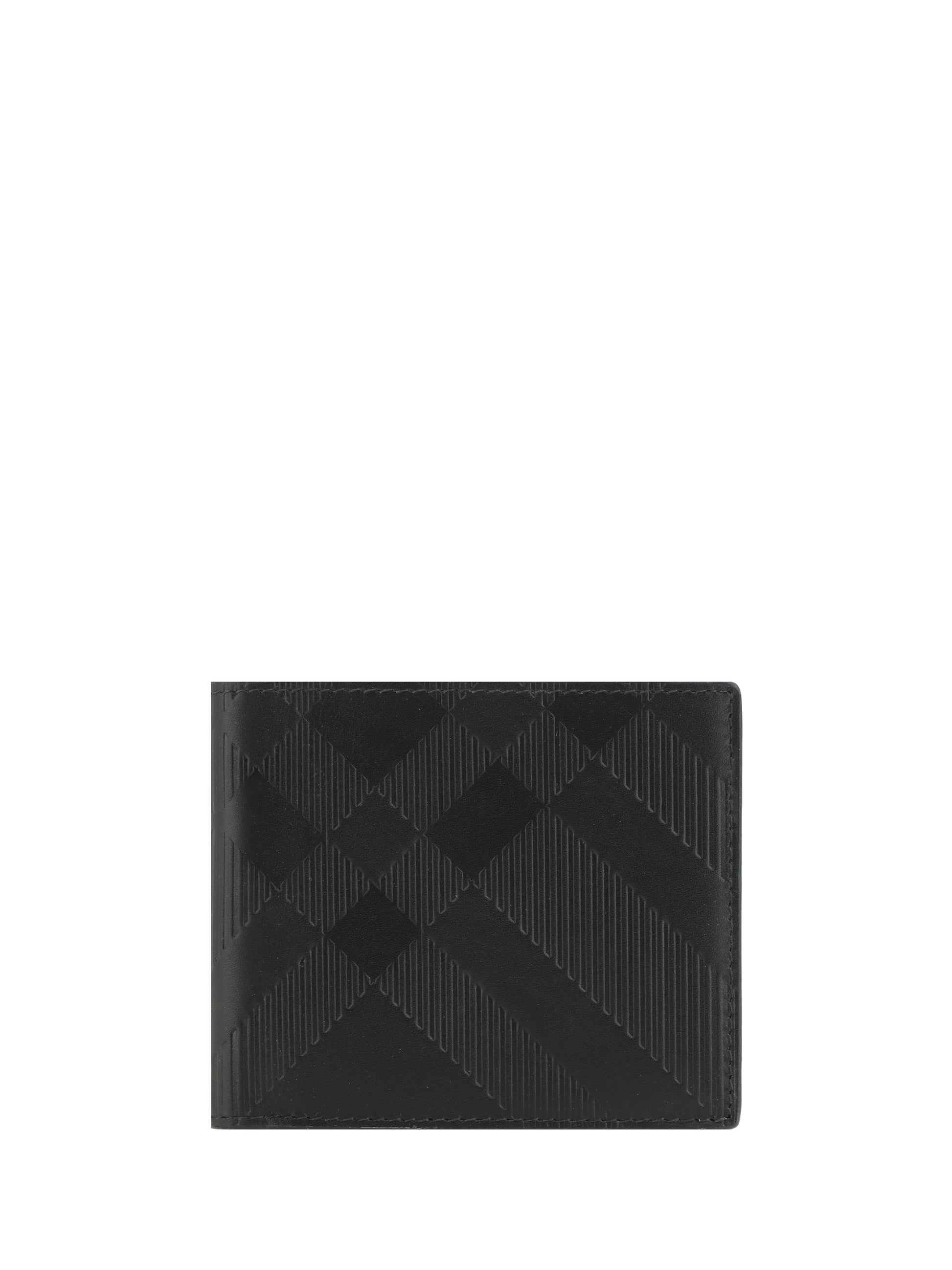 Burberry Men Leather Check Wallet BURBERRY