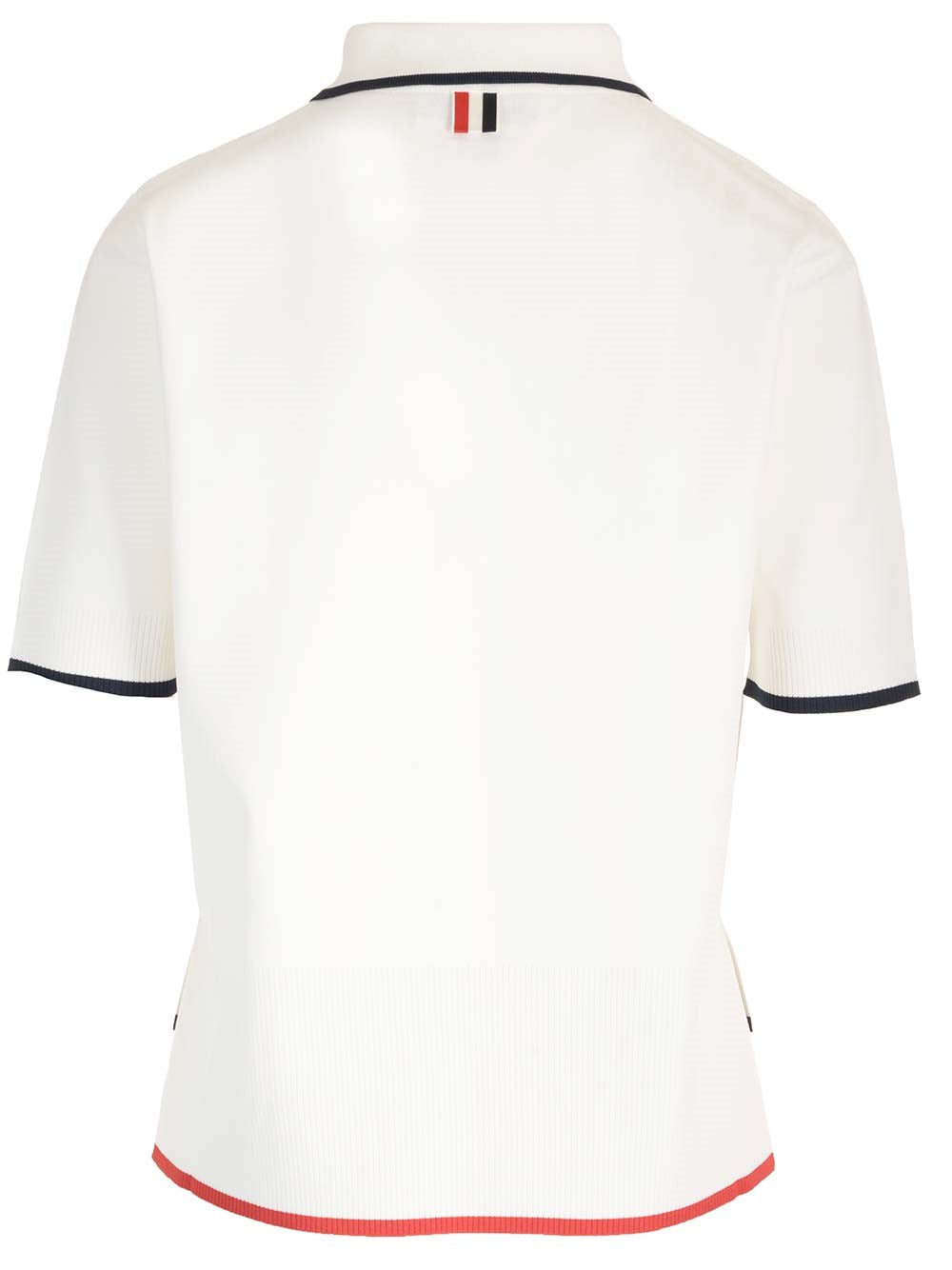 Thom Browne Women Boxy Fit Polo Shirt THOM BROWNE