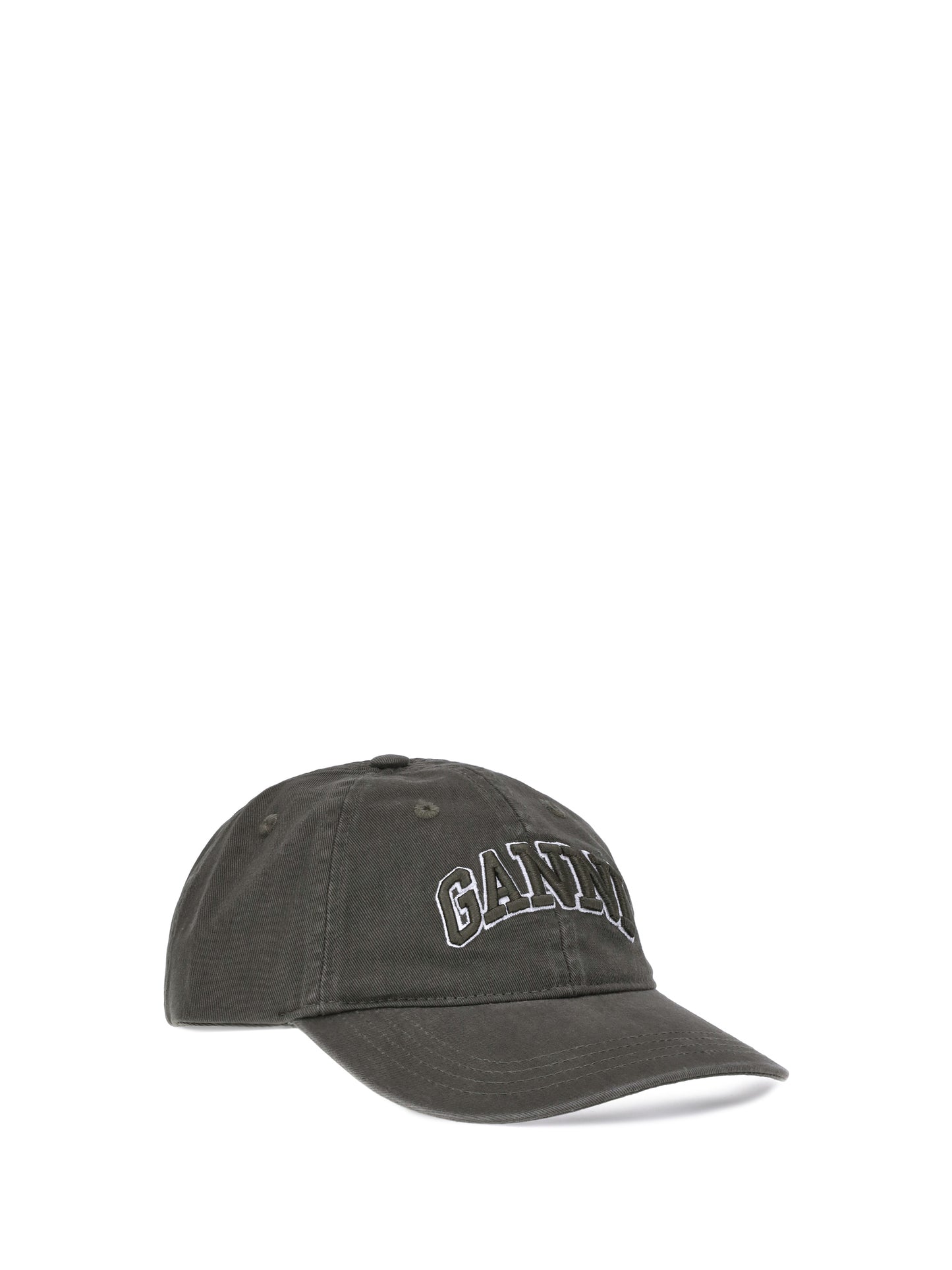 Ganni Women Logo Baseball Cap GANNI